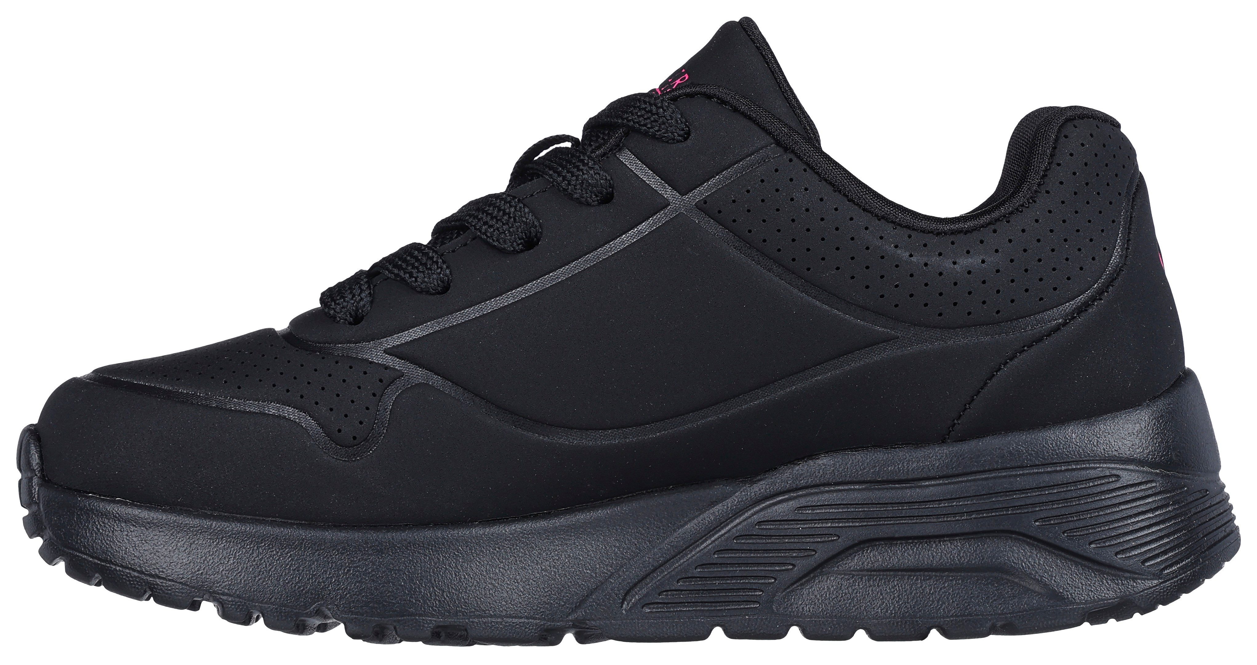 Skechers Sneakers JGoldcrown: Uno Lite - Spread the Love chunky sneaker, plateausneaker, retro sneaker met allover print