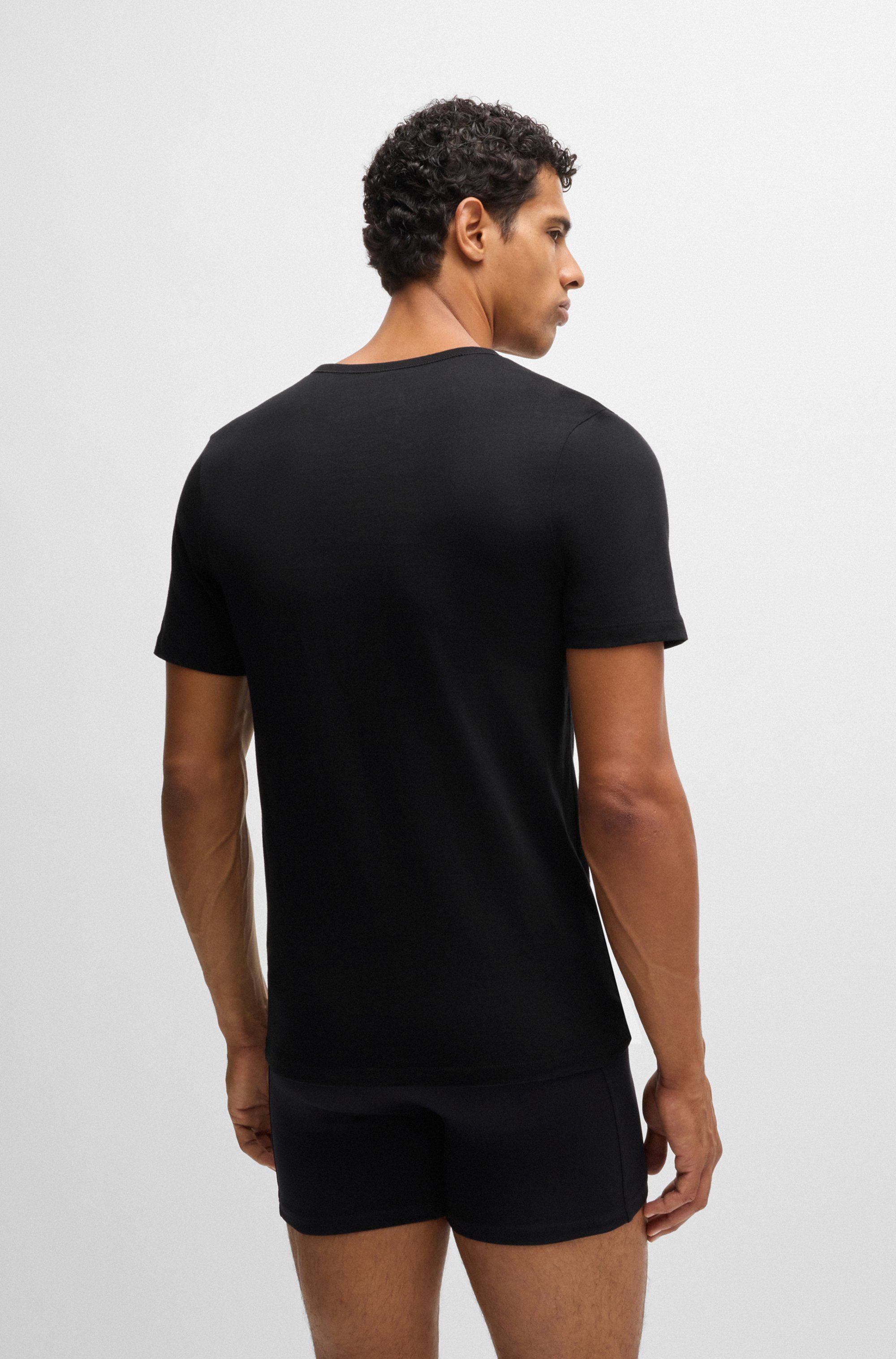 BOSS Shirt met V-hals T-shirt VN 3P Co (set)