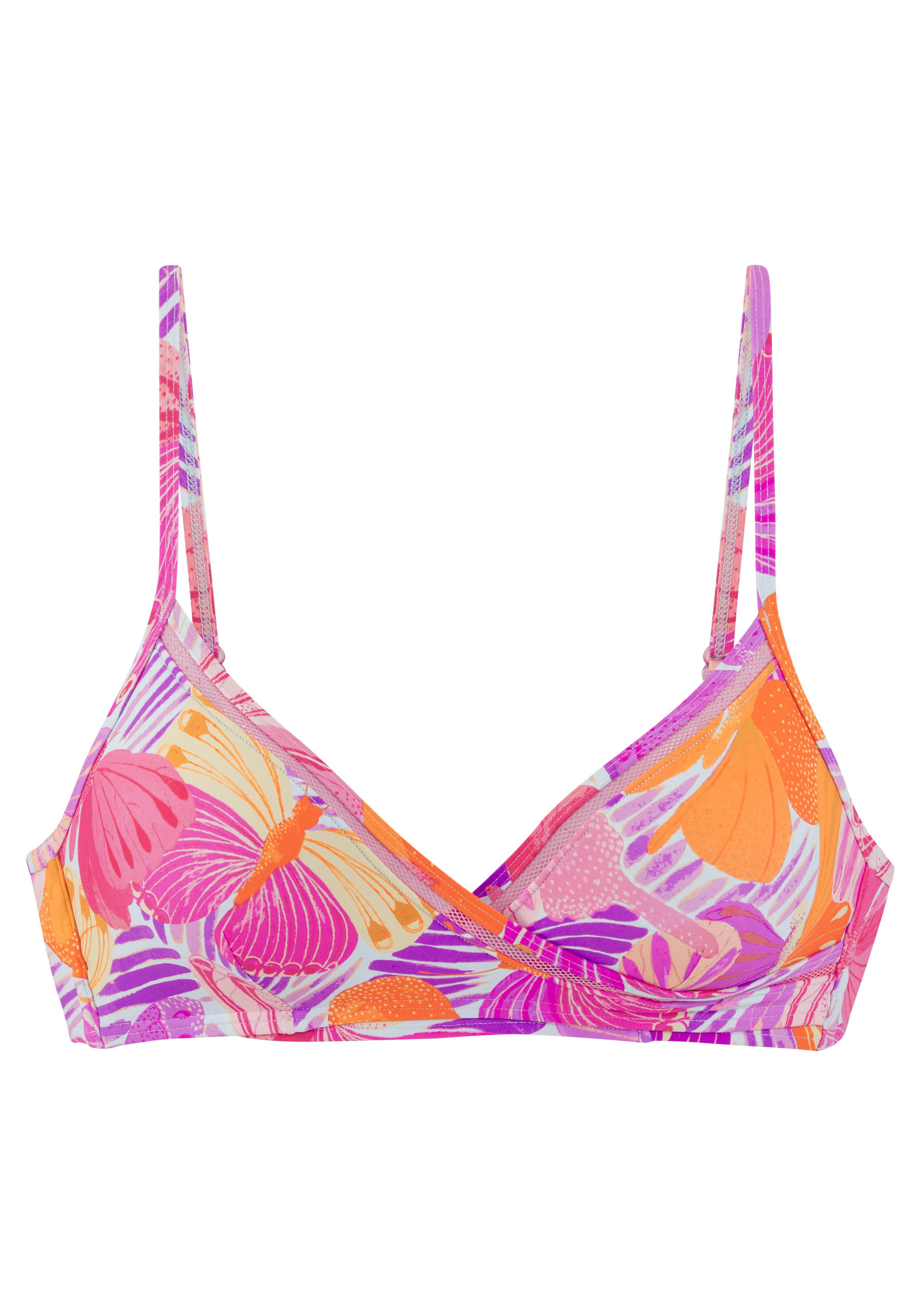 Sunseeker Triangel-bikinitop Butterfly met vlinderontwerp