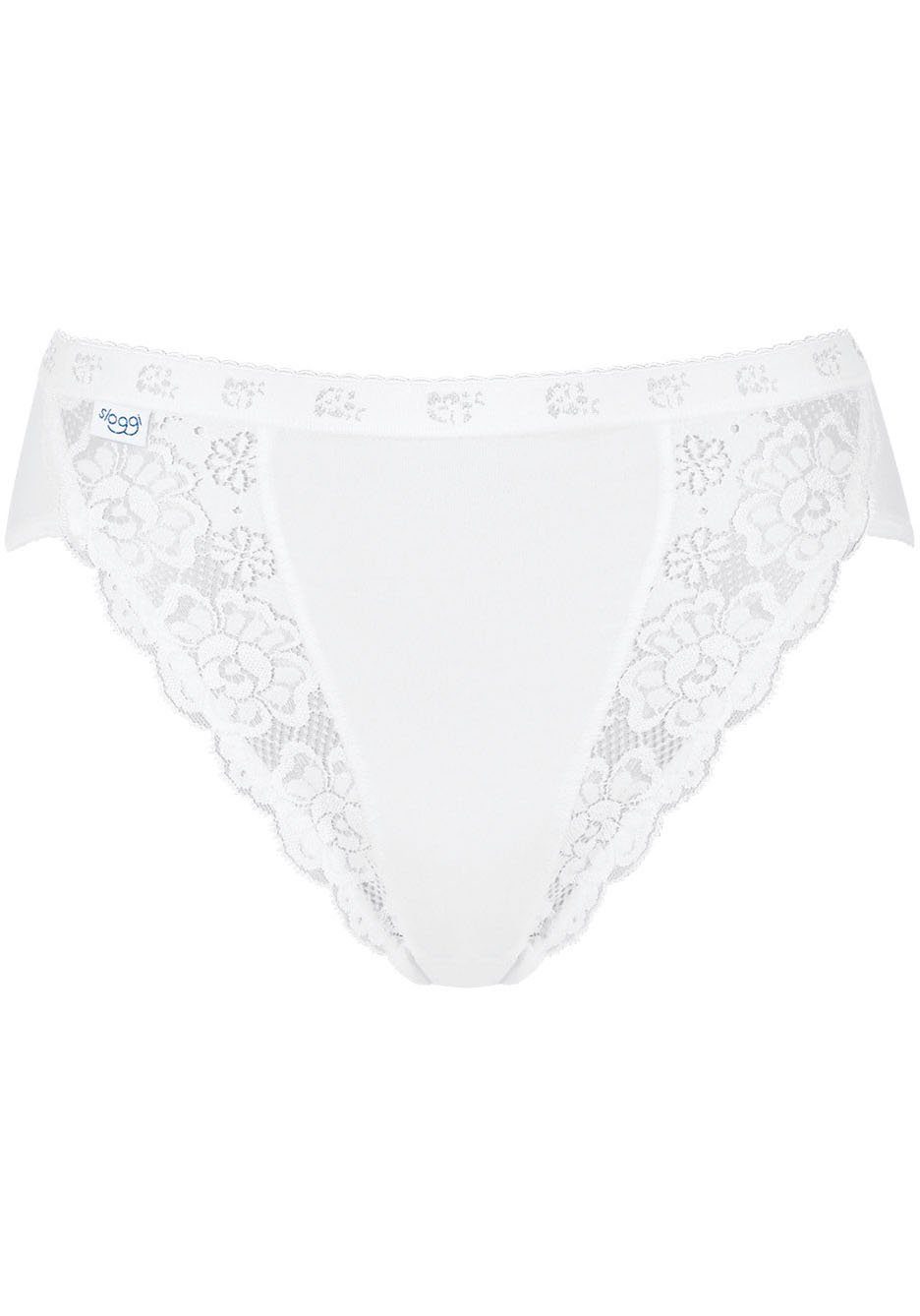 Sloggi Tai slip Chic Tai 4P Dames slip met elastische kant-inzetten (4 stuks, Set van 4)
