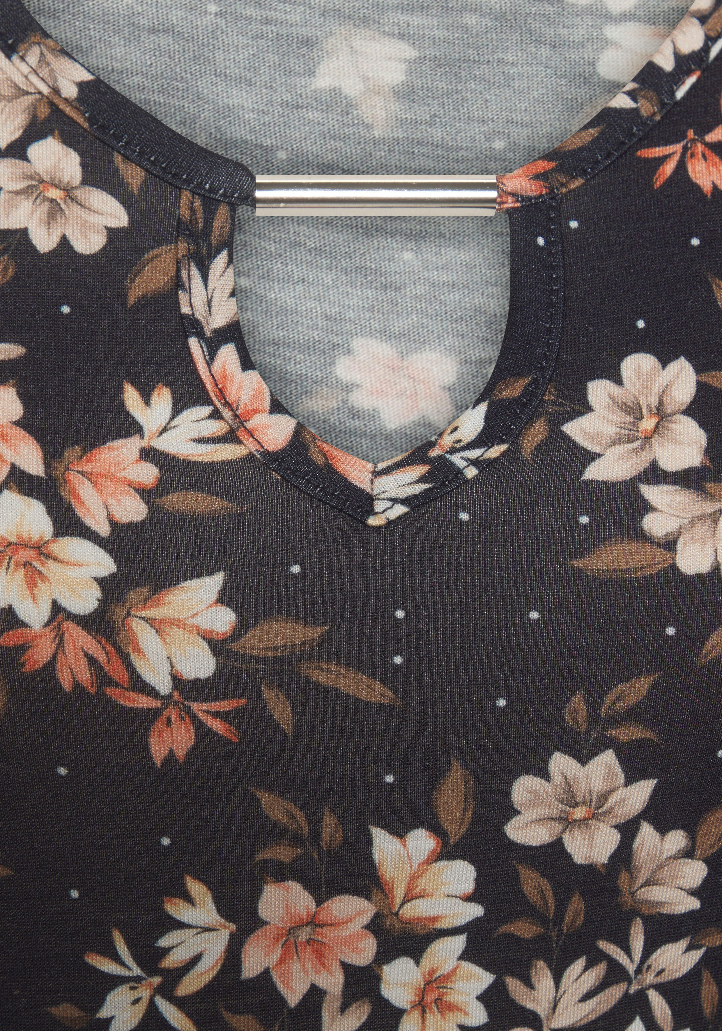 Lascana Jerseyjurk met bloemenprint, zomerjurk