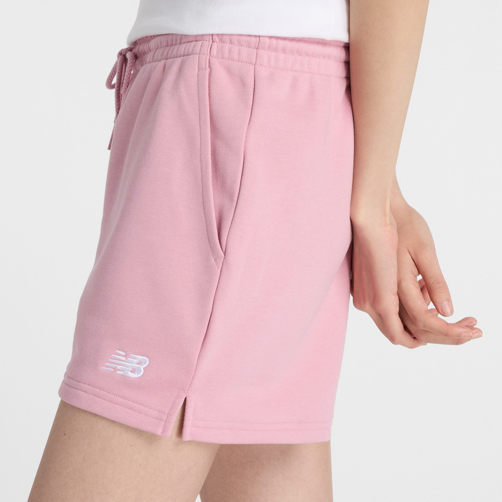 New Balance Short Sport Essentials French Terryhort PINK TAFFY