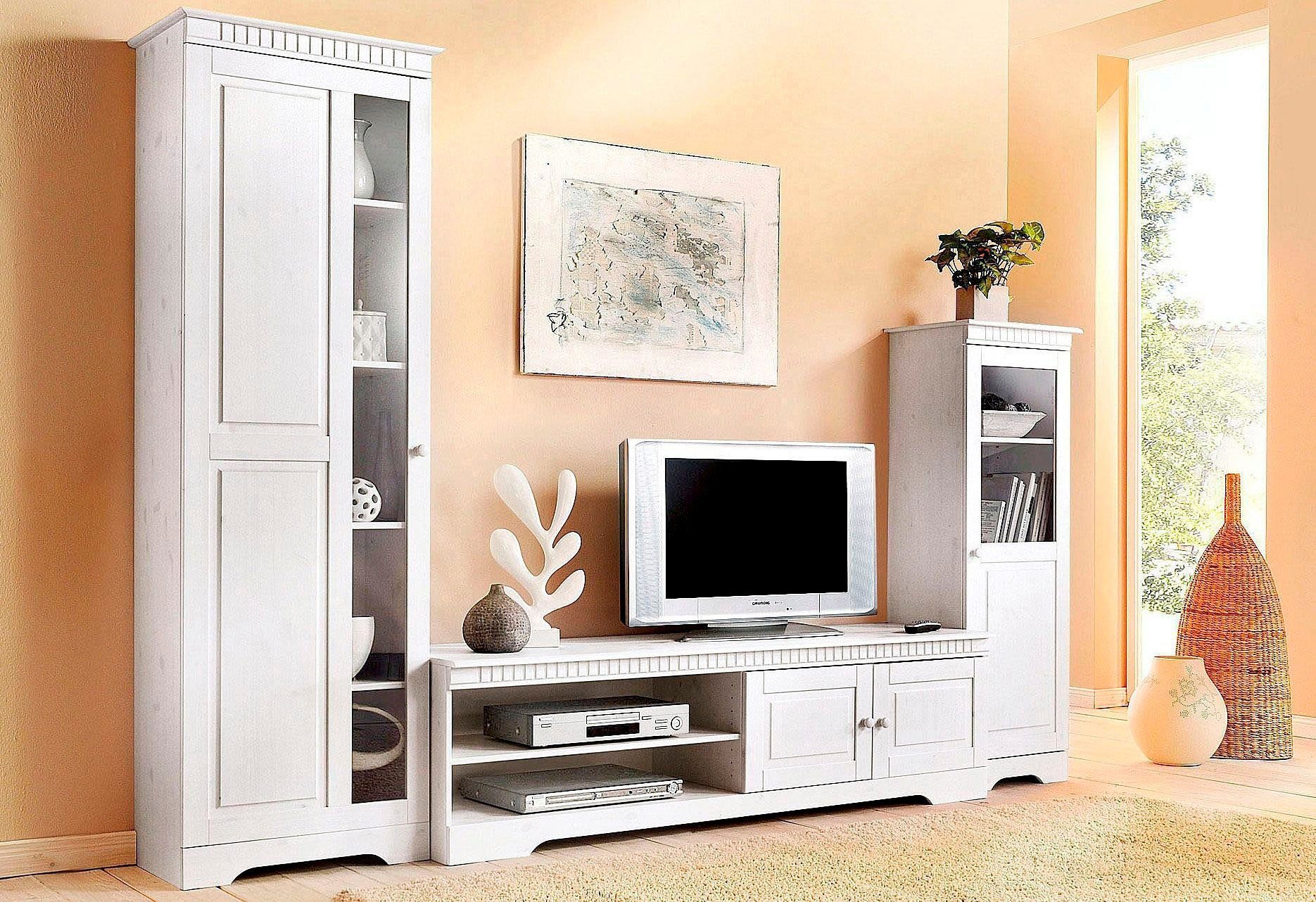 Home affaire Tv-meubel Cubrix Commode van mooi massief dennenhout, breedte 162 cm