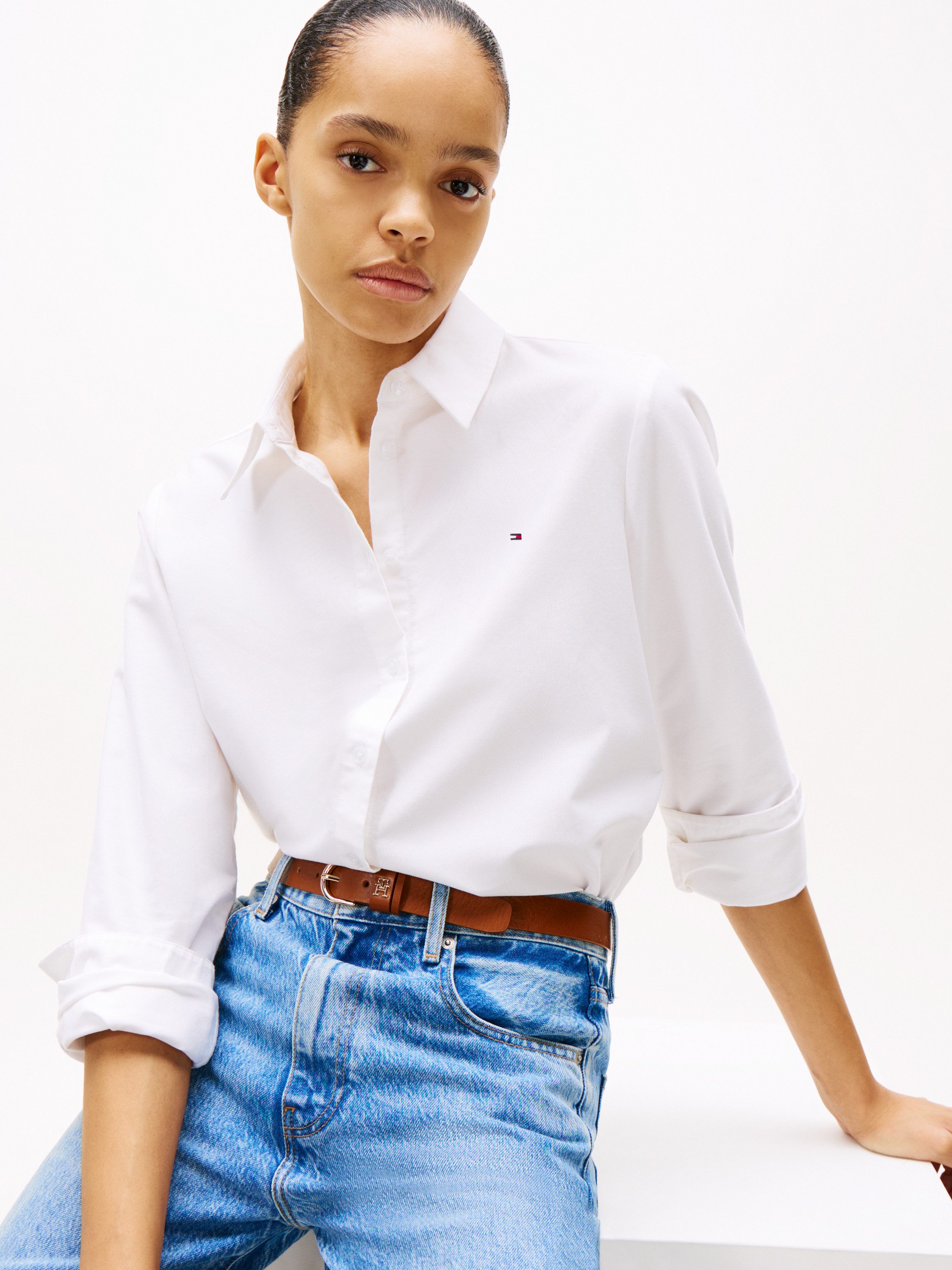 Tommy Hilfiger Overhemdblouse OXFORD RELAXED FIT SHIRT