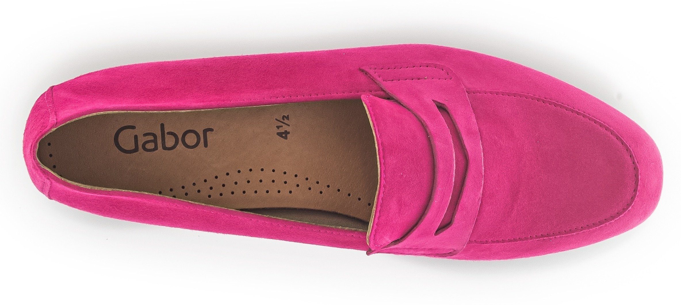 Gabor Loafers Slipper, business schoen met versierband en blokhak