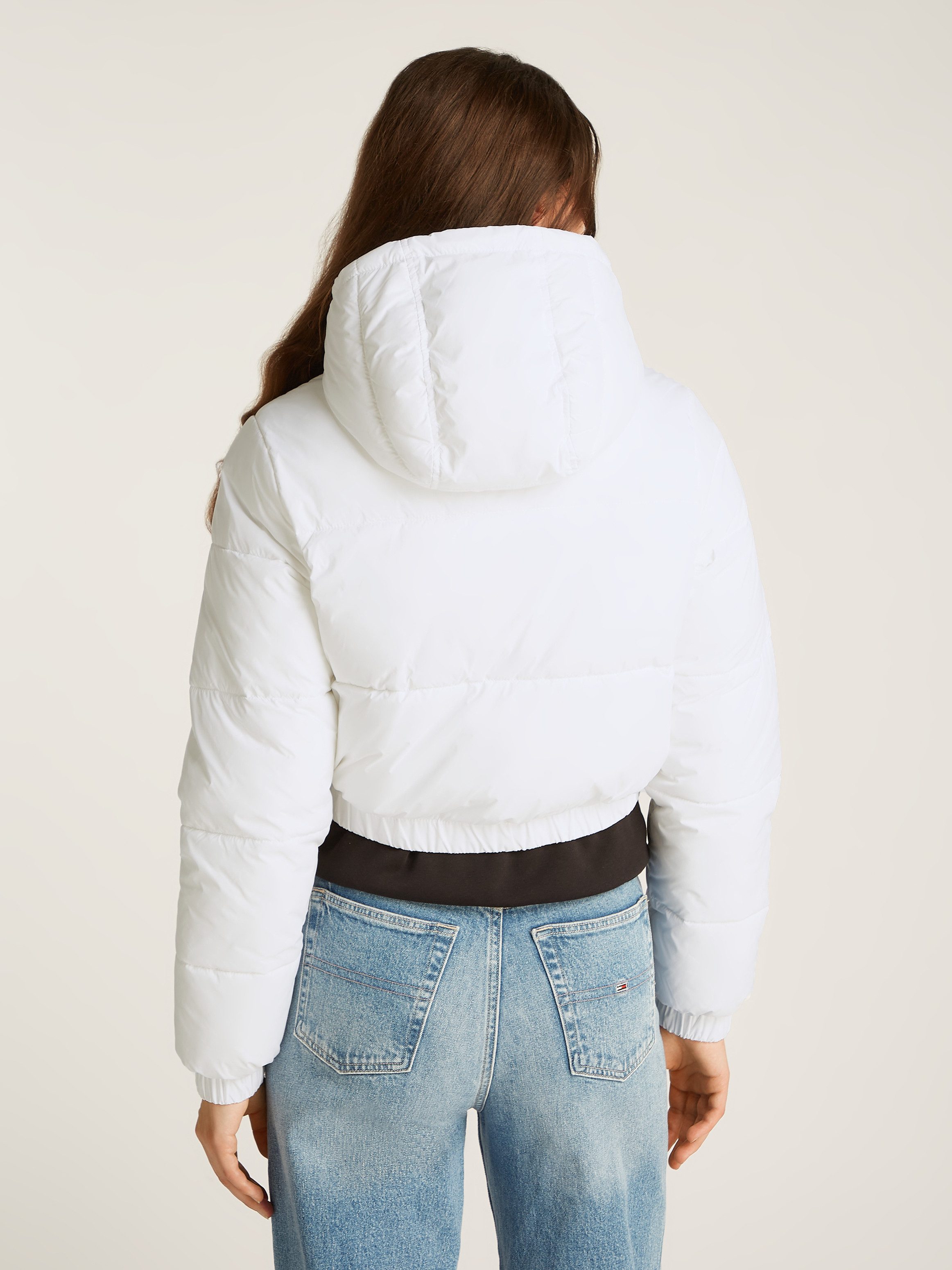 TOMMY JEANS Gewatteerde jas TJW CRP HOODED PUFFER