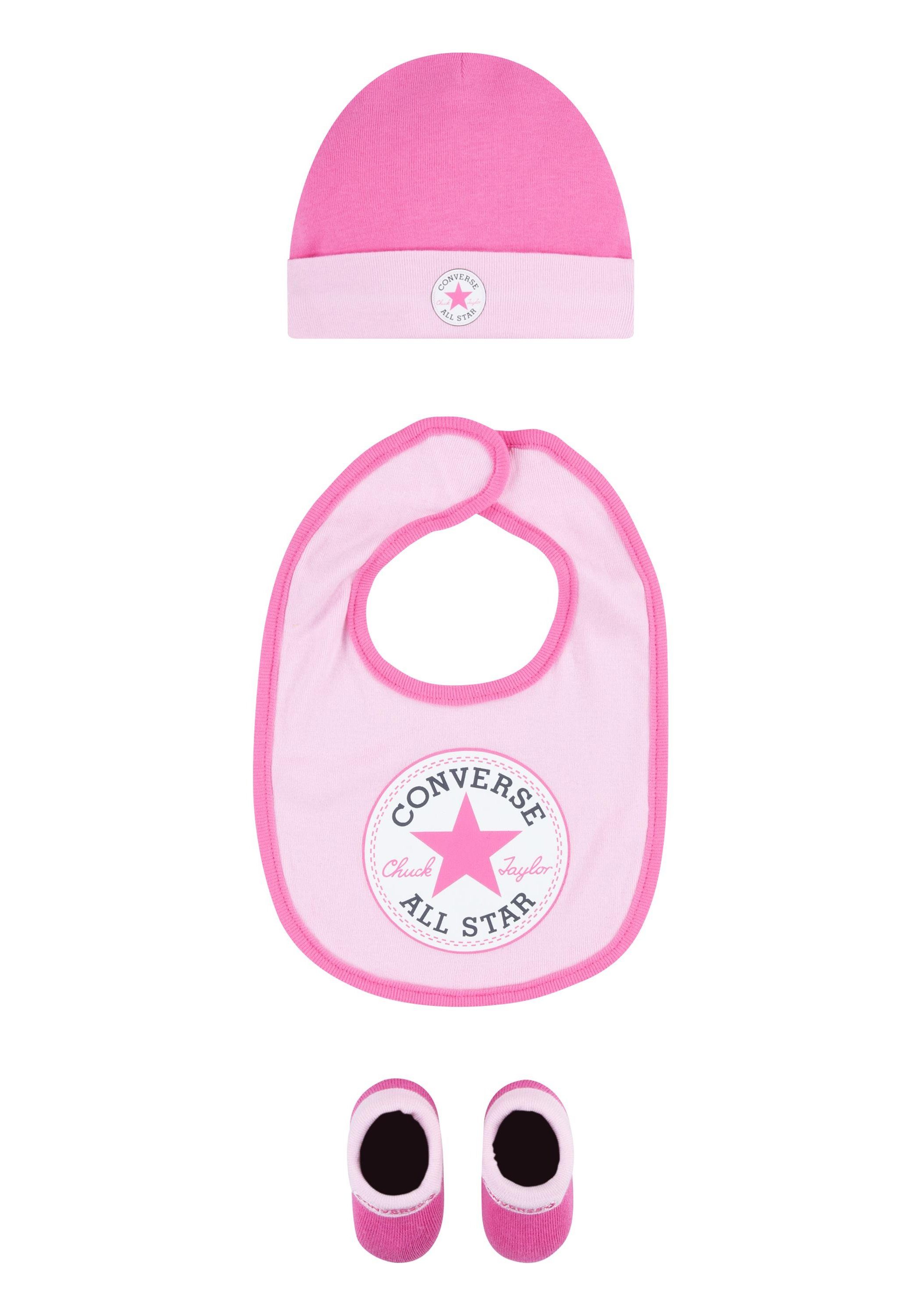 Converse Newborn-cadeauset CHUCK INFANT HAT BIB BOOTIE SET 3PC (3-delig)