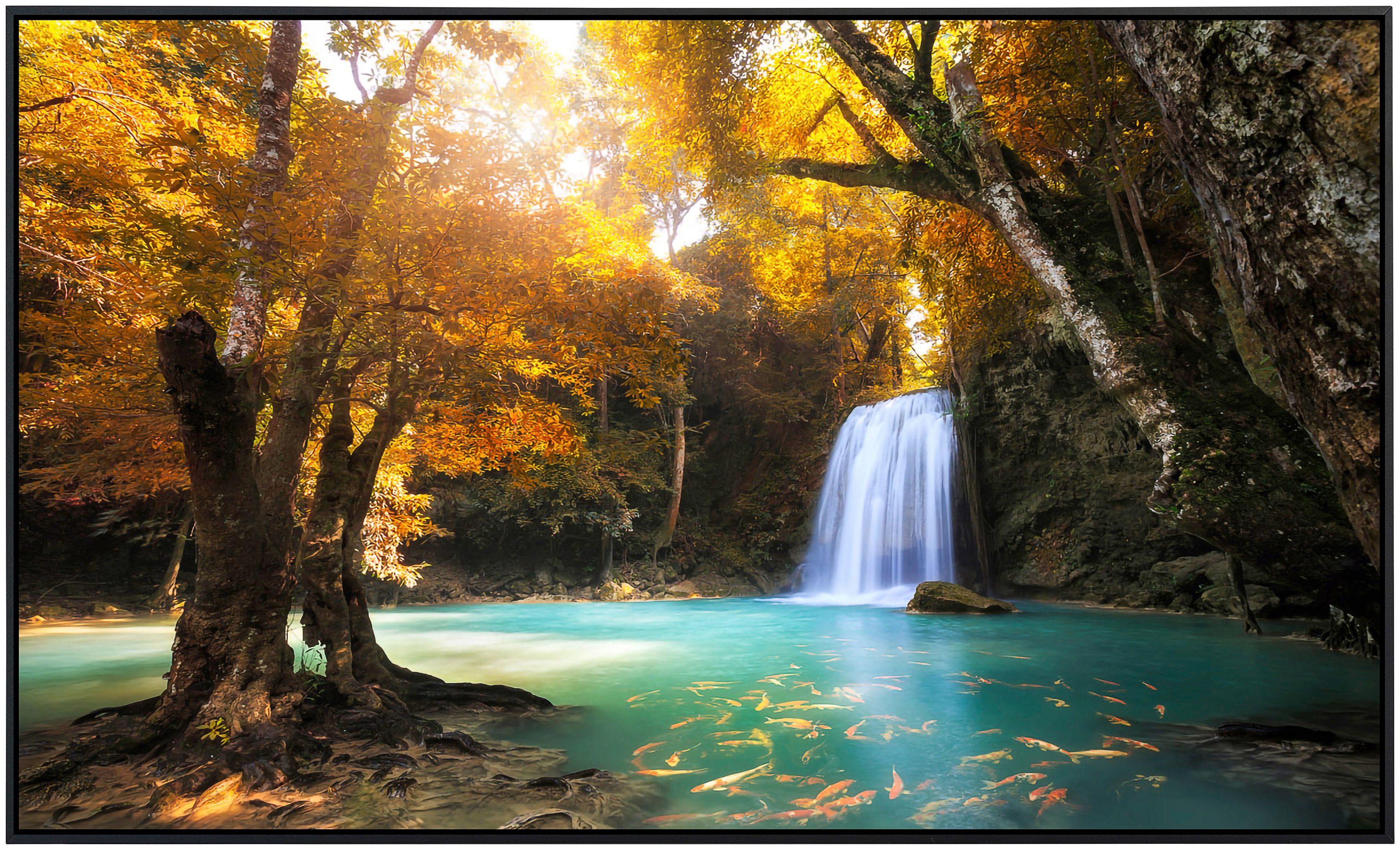 Papermoon Infraroodverwarming Waterval in Kanchanaburi, Thailand