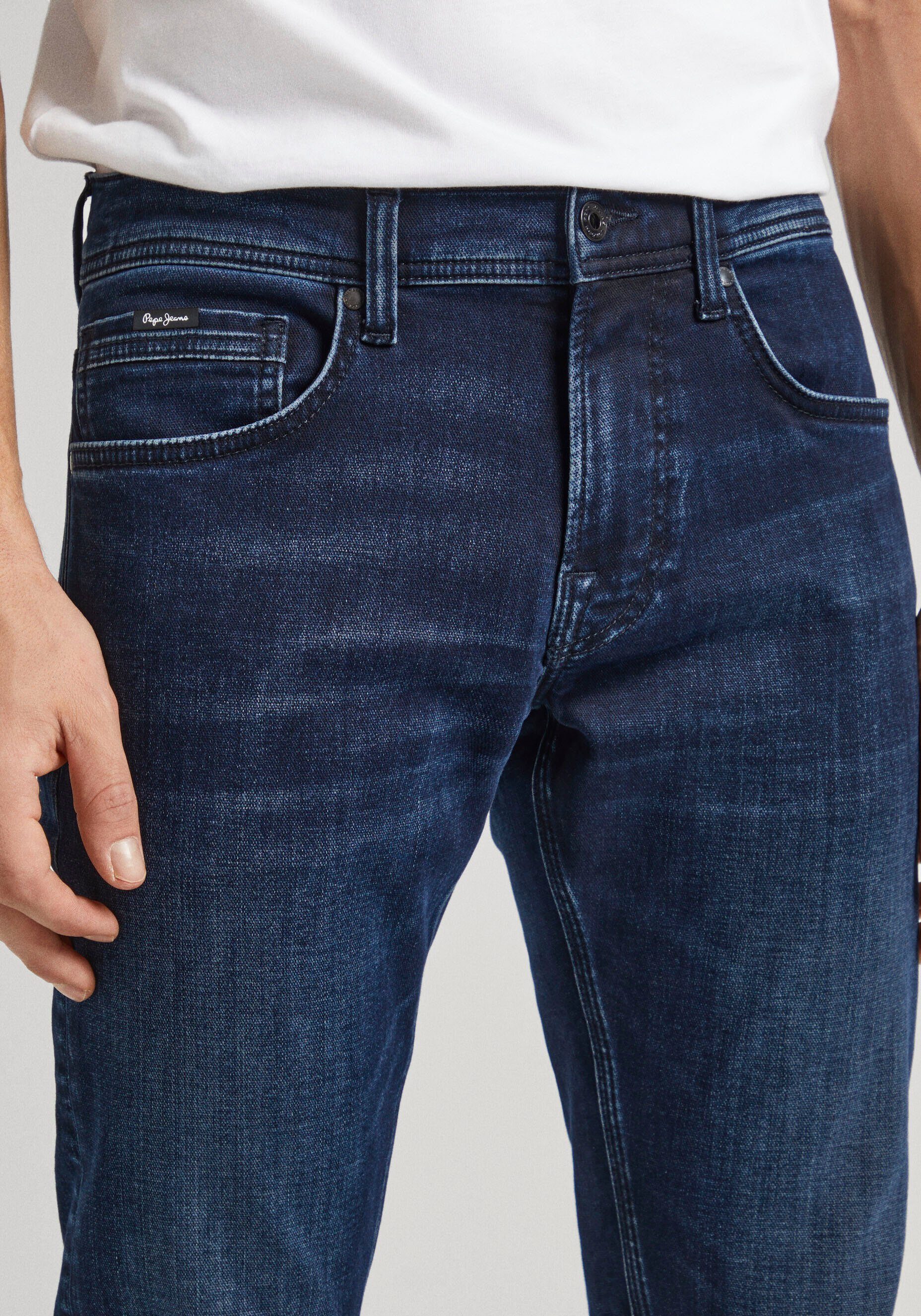 Pepe Jeans Slim fit jeans SLIM GYMDIGO JEANS, zeer elastisch