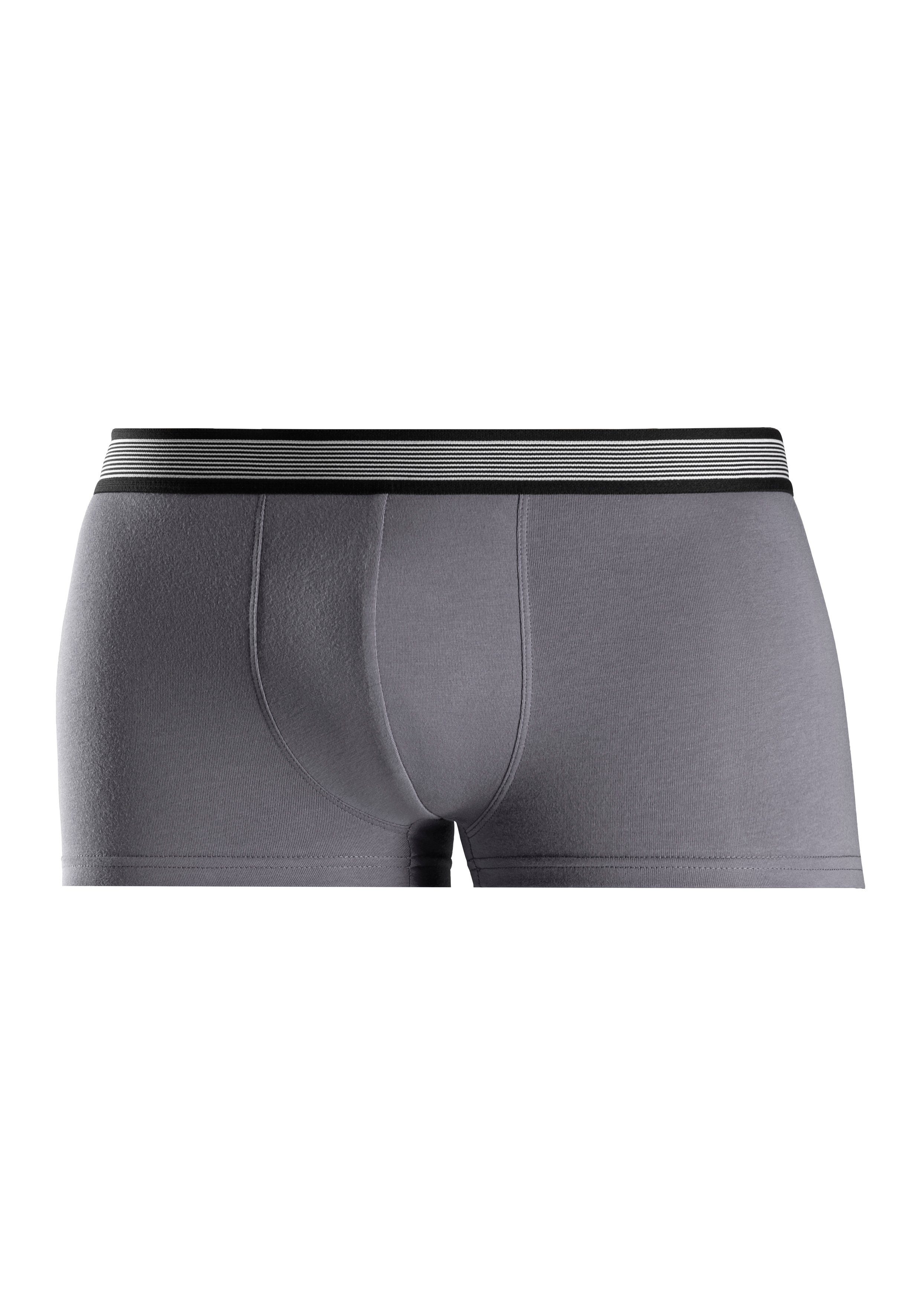 H.I.S Hipster strak zittende boxershorts van katoenmix (set, 4 stuks)