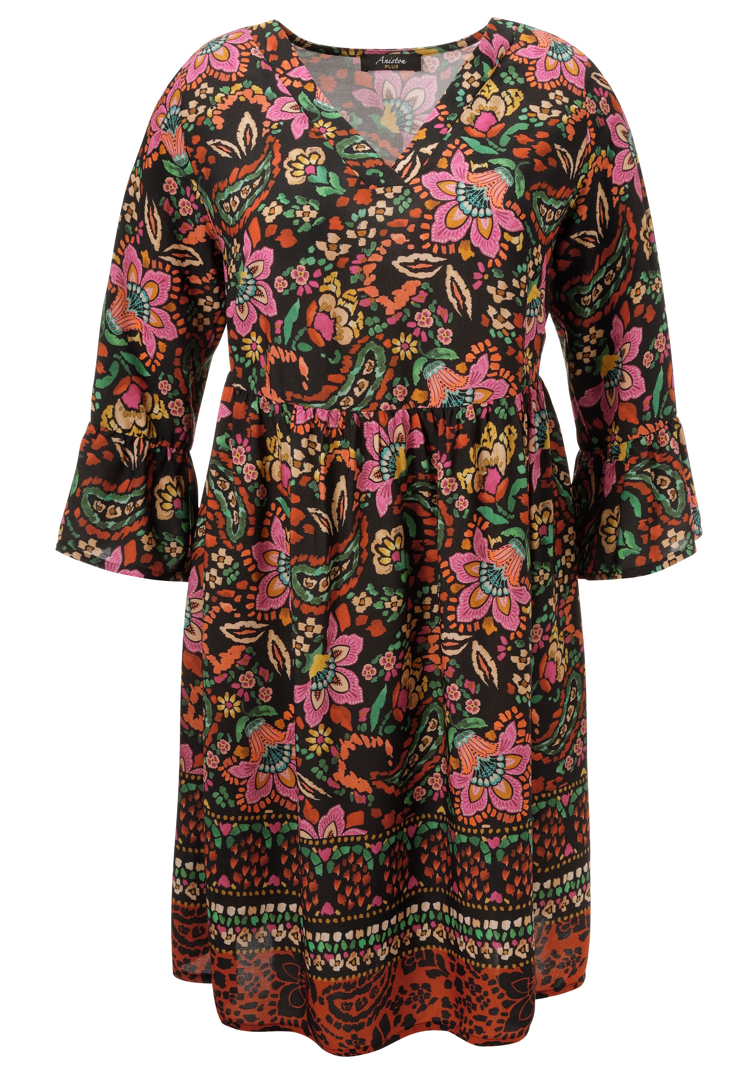 Aniston PLUS Blousejurk van soepel vallende viscose - nieuwe collectie