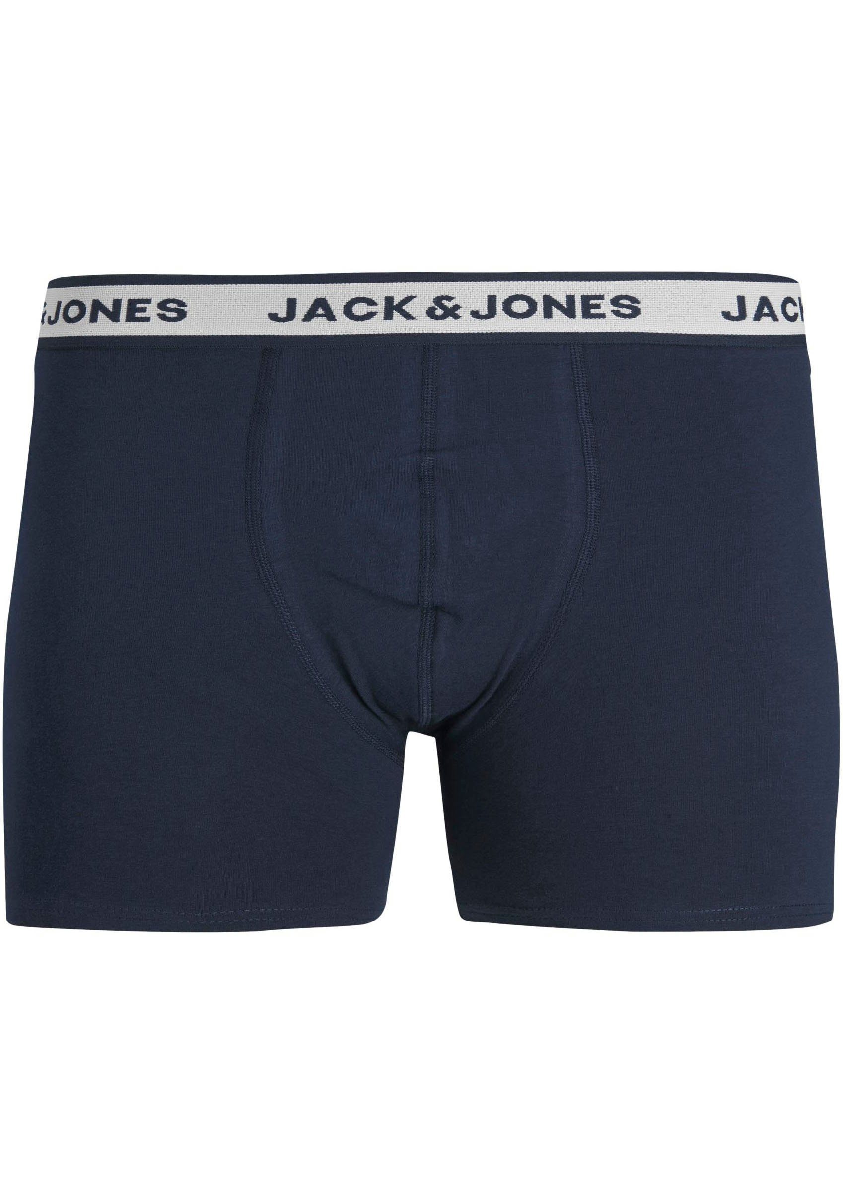 Jack & Jones Boxershort JACSOLID BOXER BRIEFS 3 PACK NOOS (set, 3 stuks)