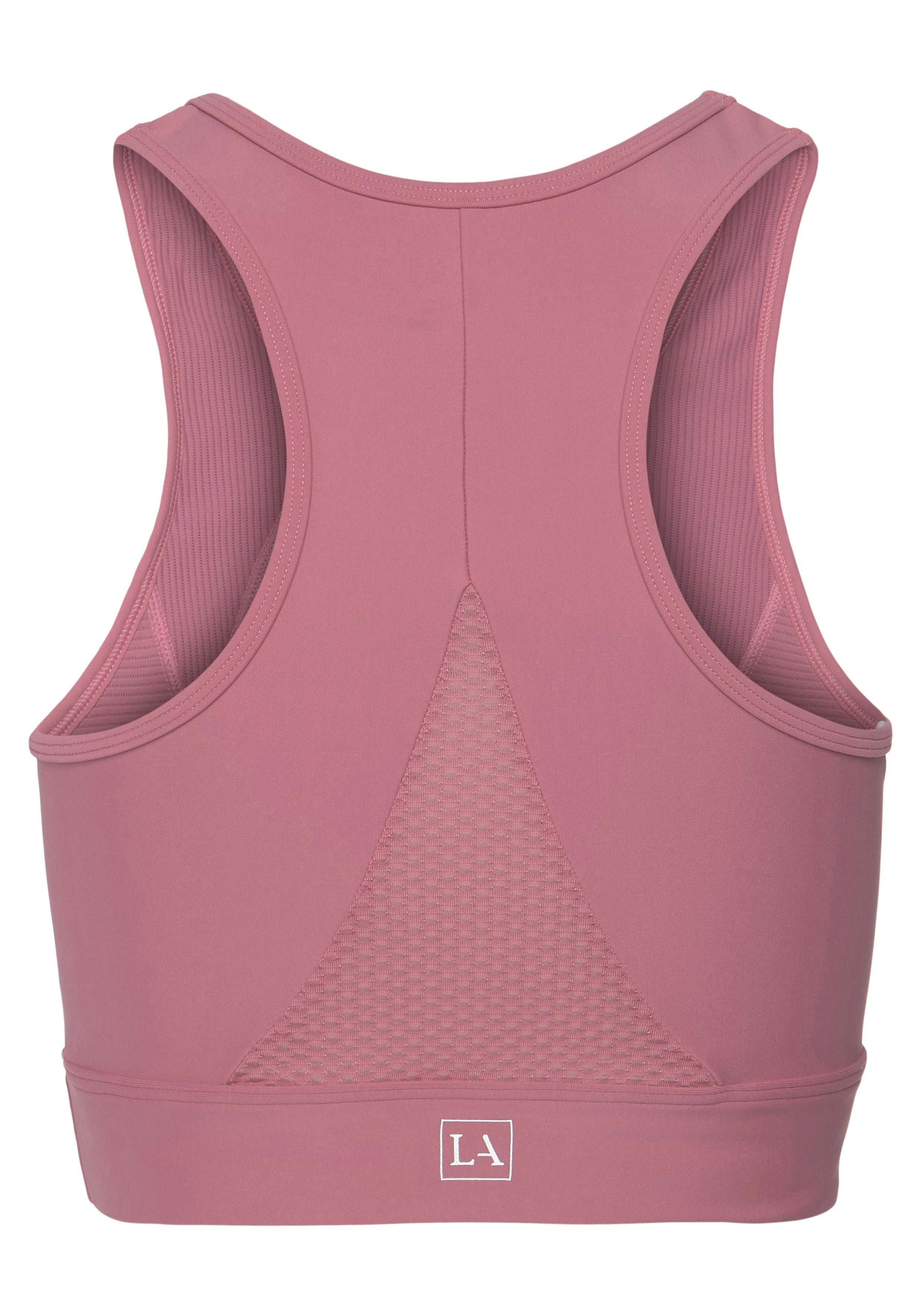active by Lascana Functioneel shirt met mesh-inzet