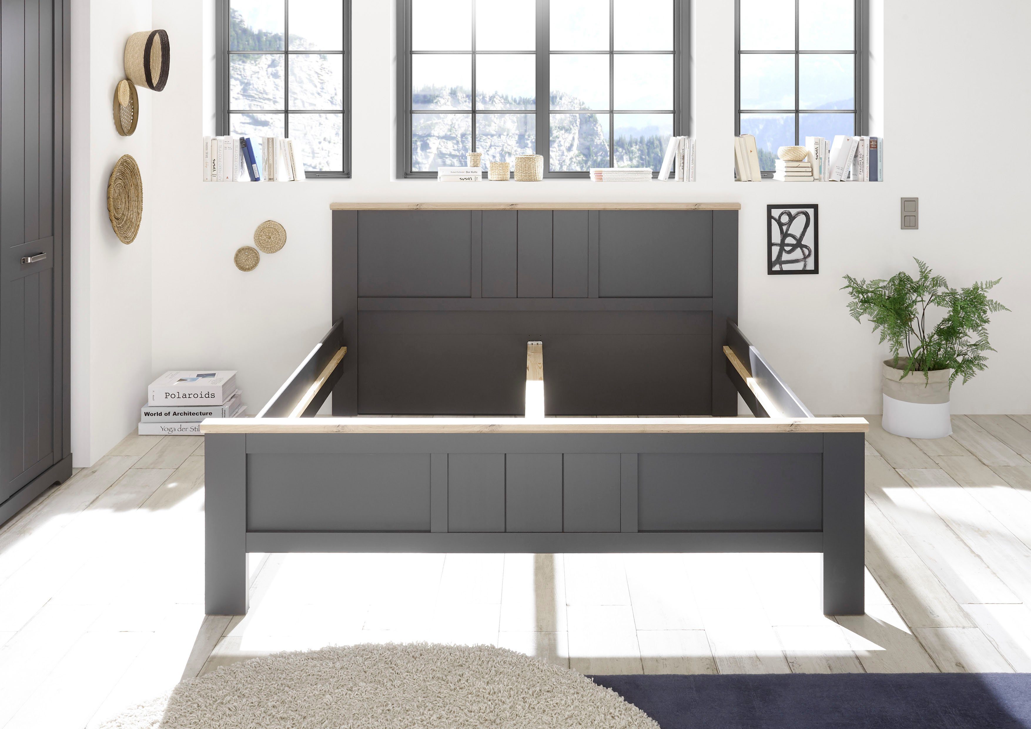 Schlafkontor Bedframe Elastir in landelijke stijl