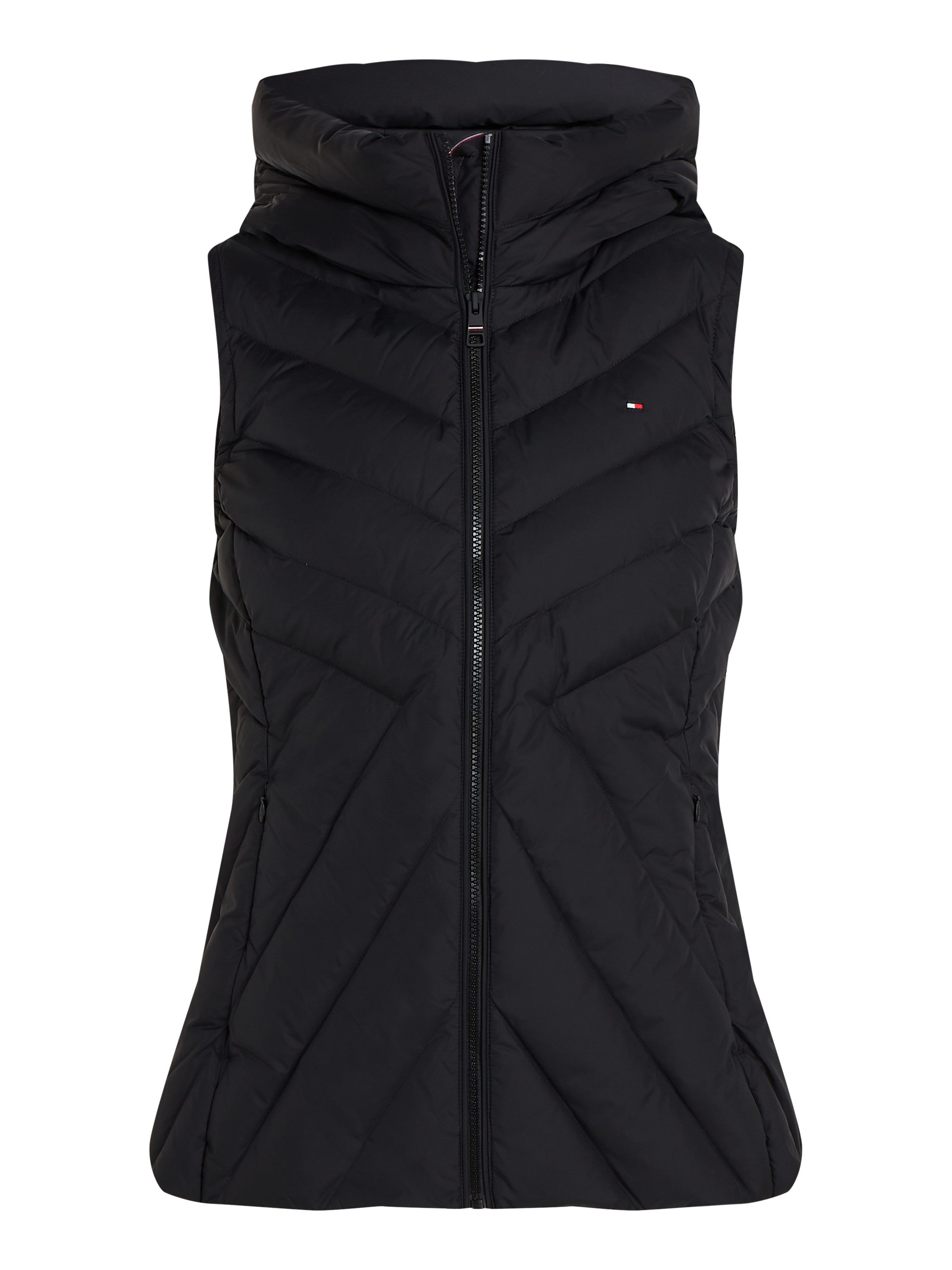 Tommy Hilfiger Bodywarmer CHEVRON MW PADDED VEST met gemiddelde vulling en tommy hilfiger merklabel