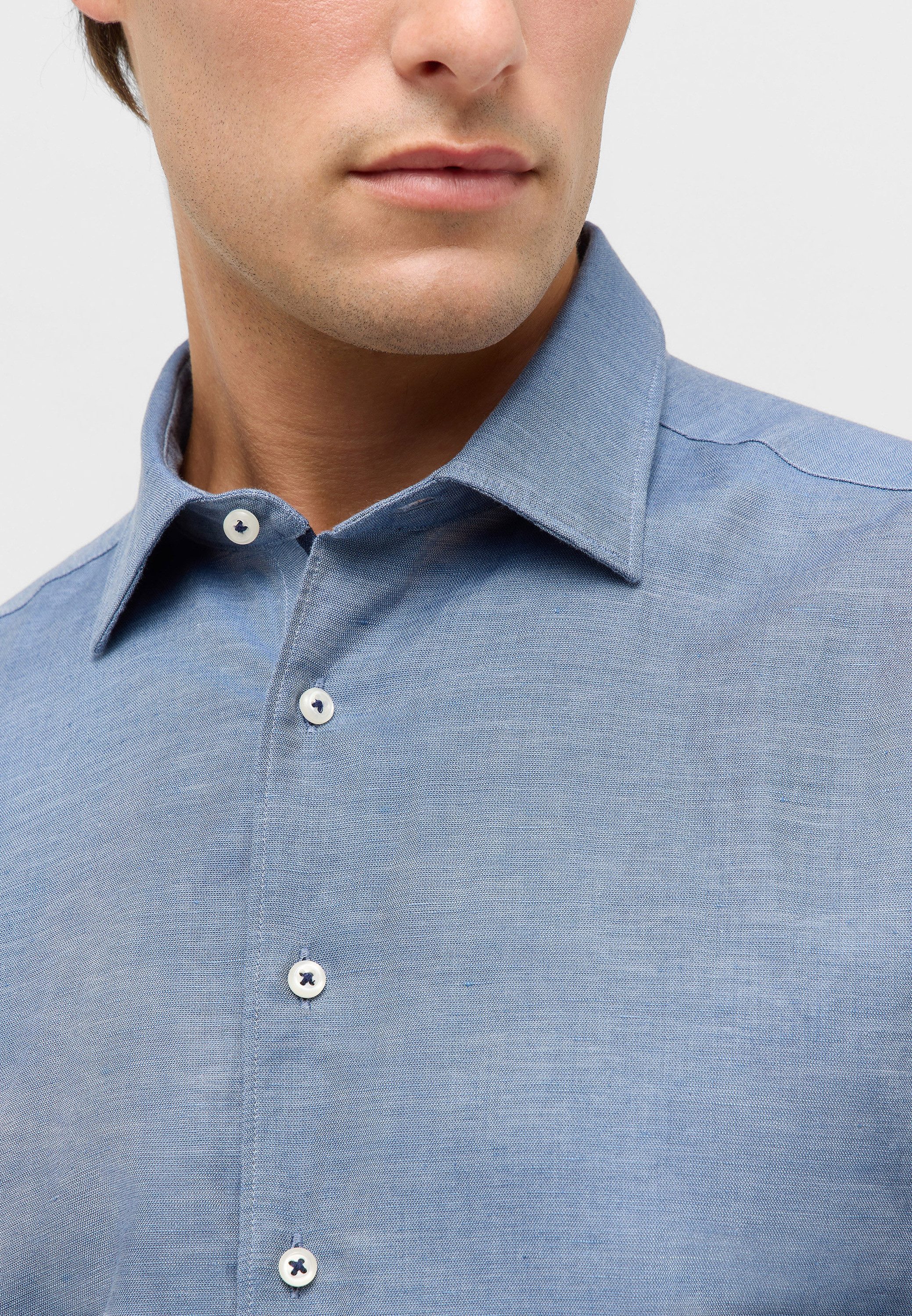 Eterna Overhemd met lange mouwen Slim fit EASY IRON (gemakkelijk te strijken)