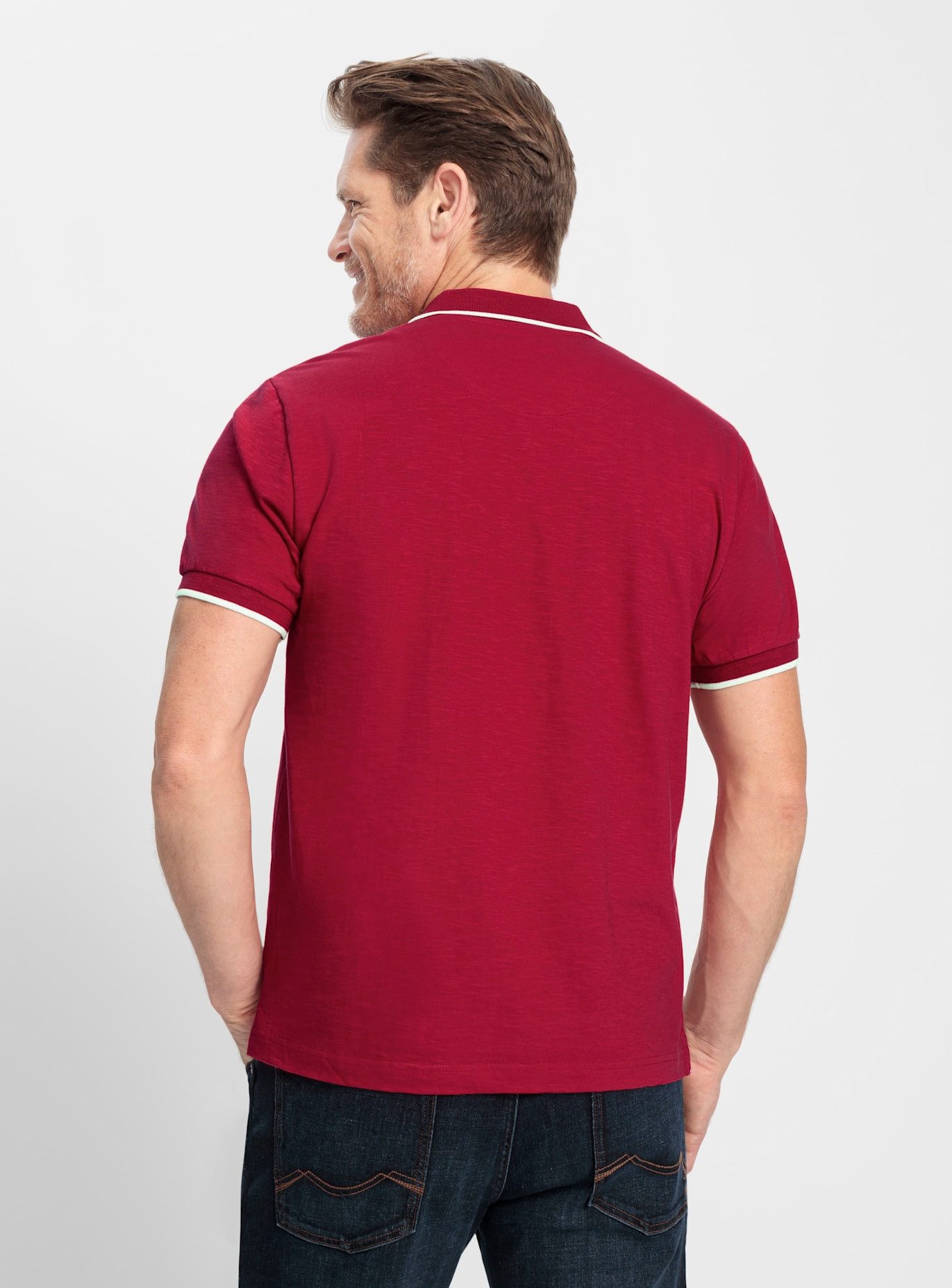 Marco Donati Shirt met korte mouwen Poloshirt met korte mouwen (1-delig)