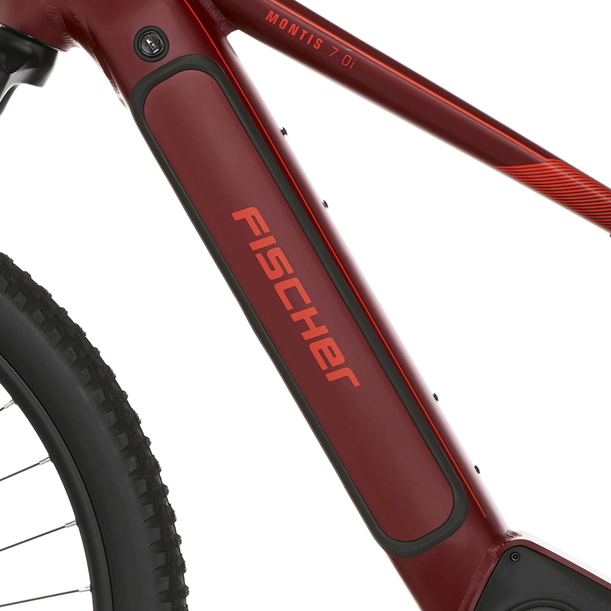 Fischer E-bike MONTIS 7.0I 630 Pedelec, elektrische fiets voor dames en heren, MTB