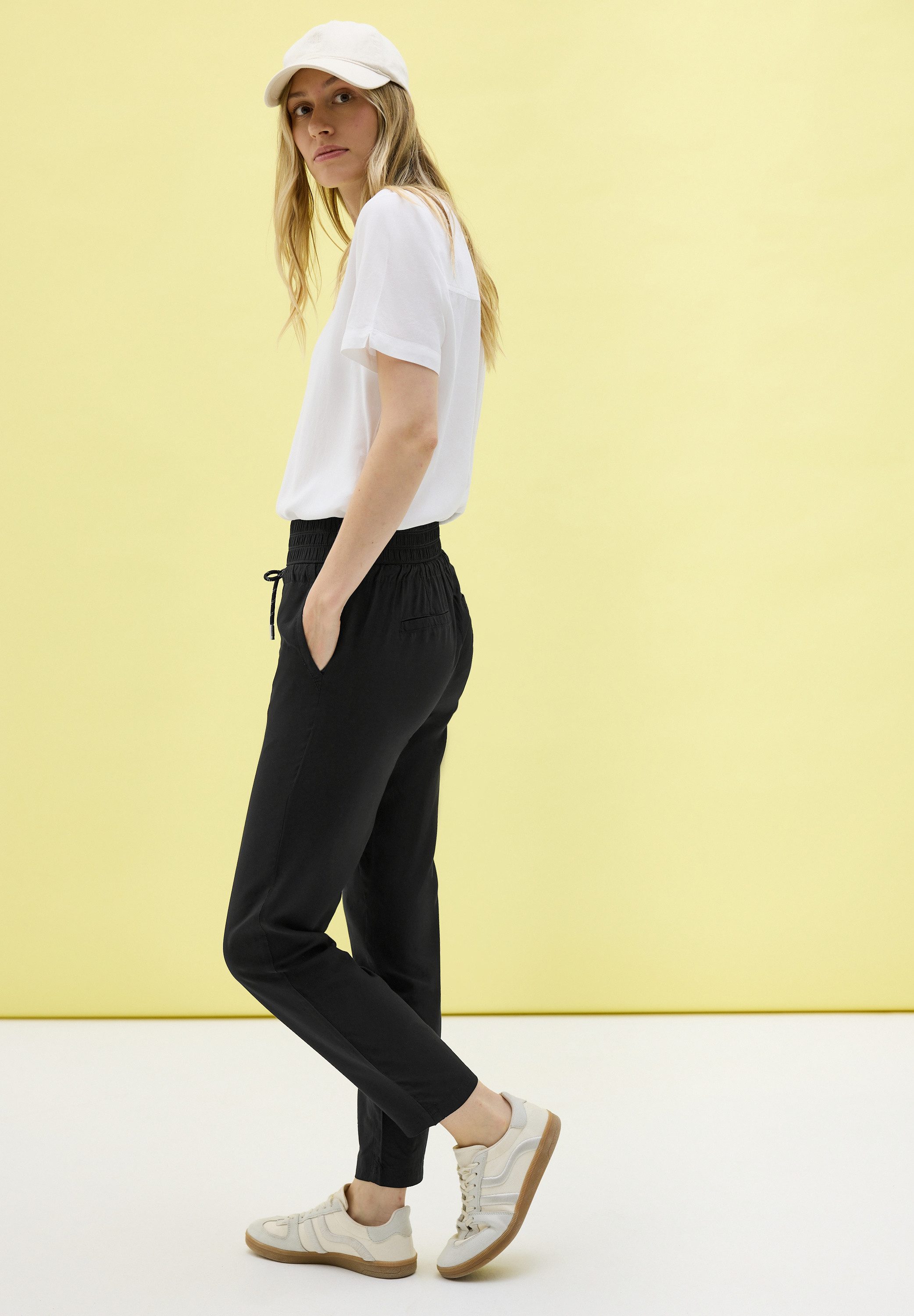 Cecil Stoffen broek Stijl Chelsea met elastische taille