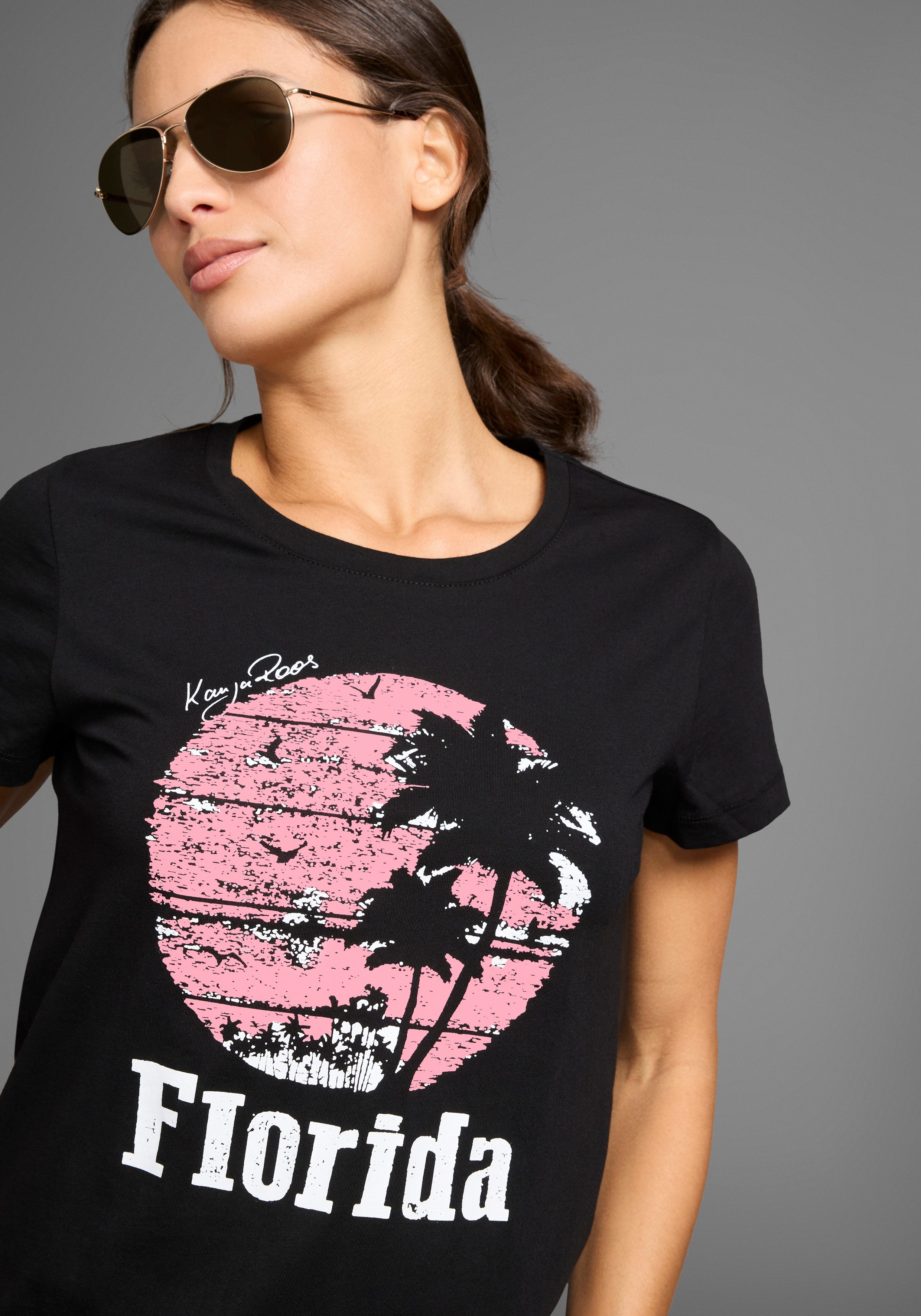 KangaROOS T-shirt met ronde hals en print