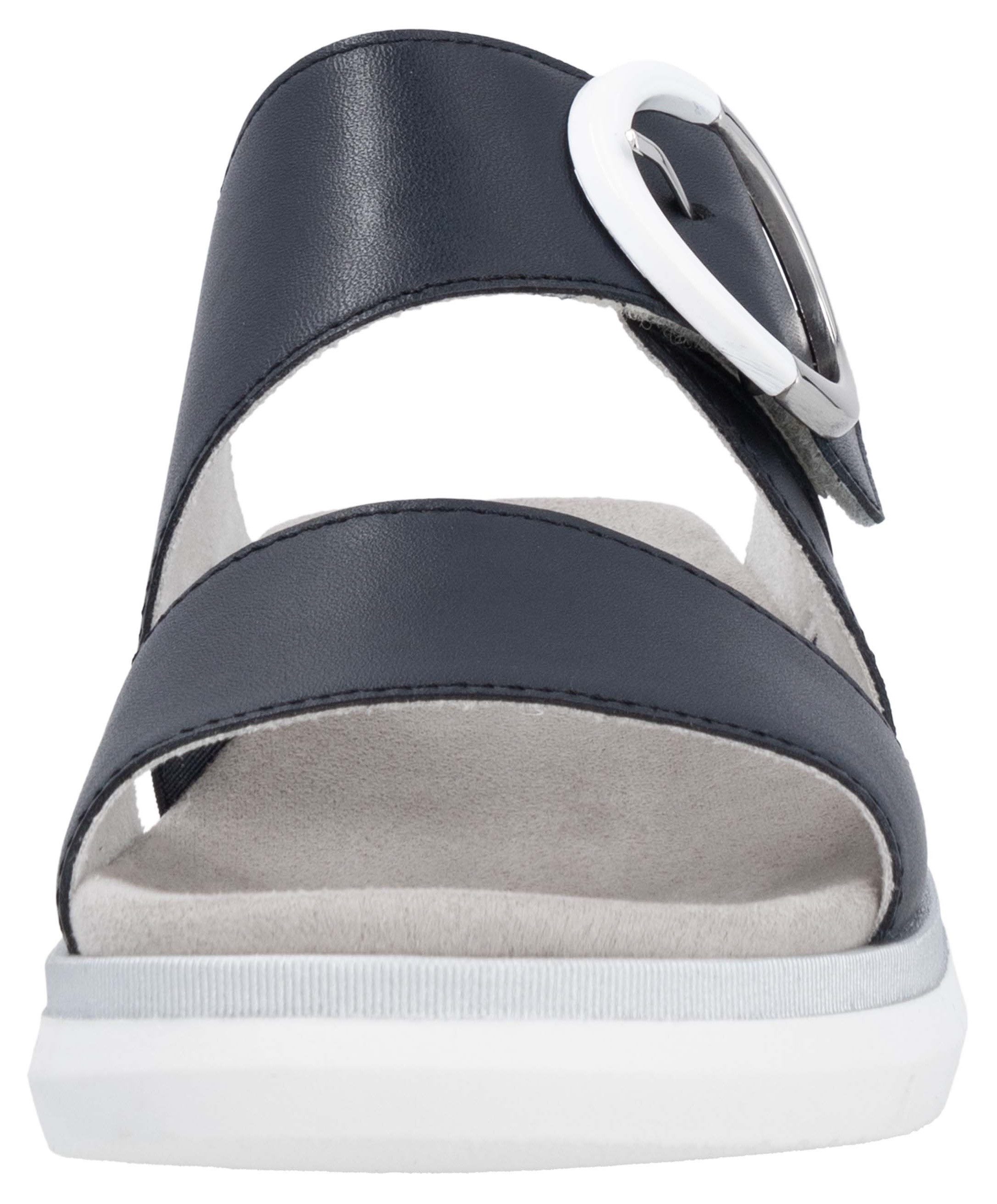 Remonte Slippers , wig hak, zomerschoen, gemaksschoen met klittenband