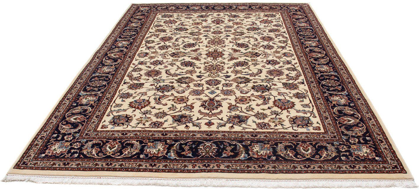 morgenland Wollen kleed Kaschmar bloemmotief beige 291 x 203 cm Uniek exemplaar met certificaat