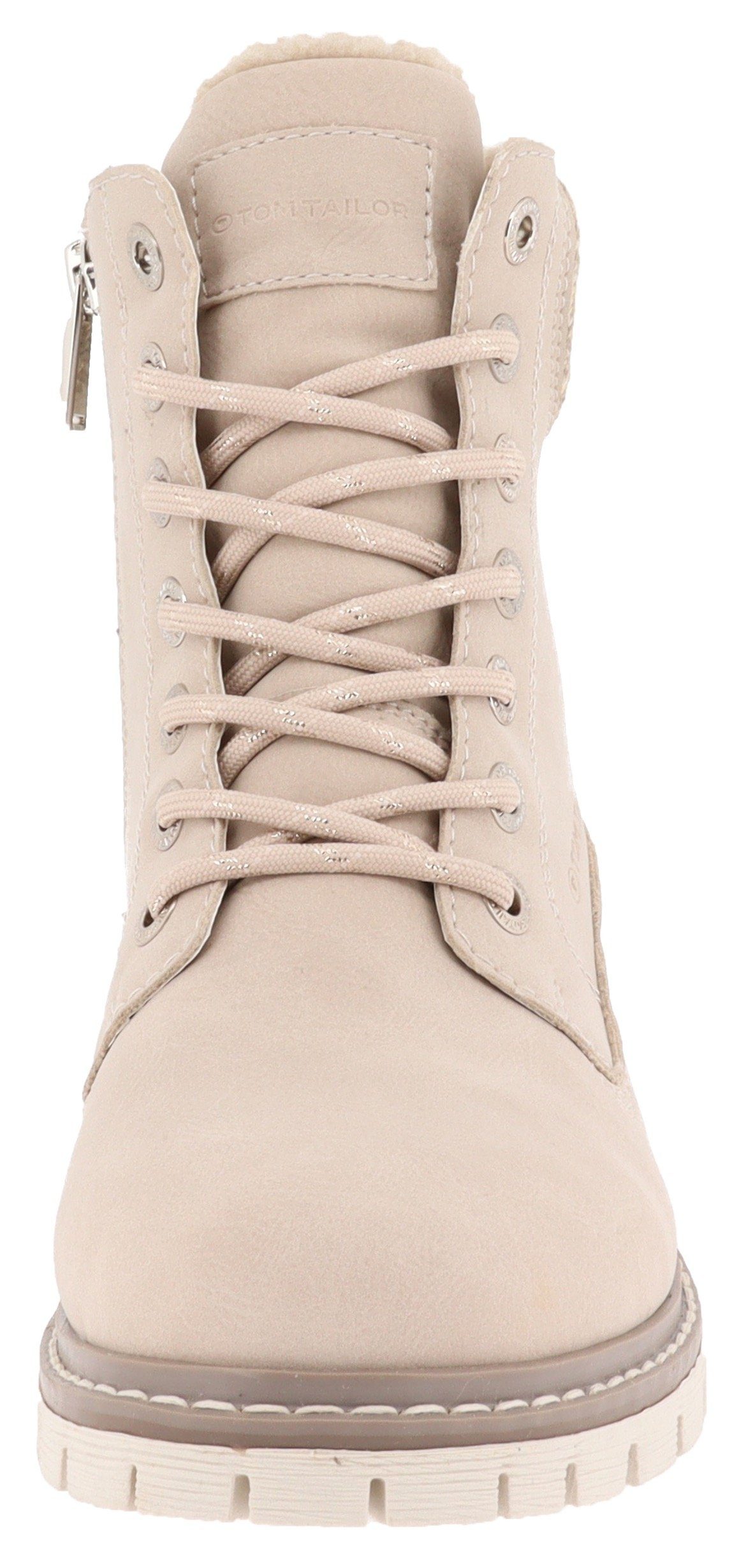 Tom Tailor Hoge veterschoenen Winterboots met waterafstotende TEX, comfortbreedte G