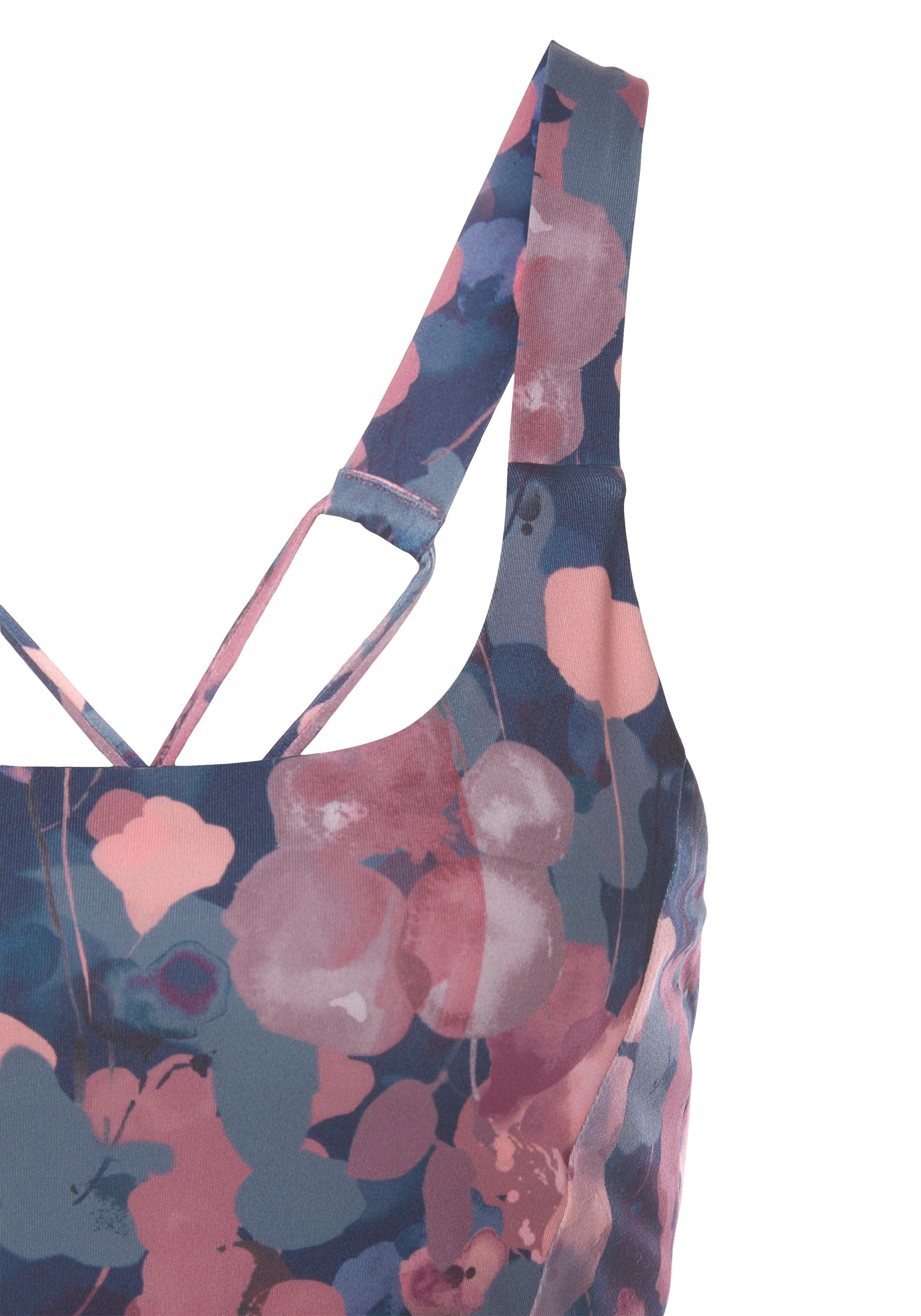 active by Lascana Crop-top met gekruiste bandjes en ronde hals