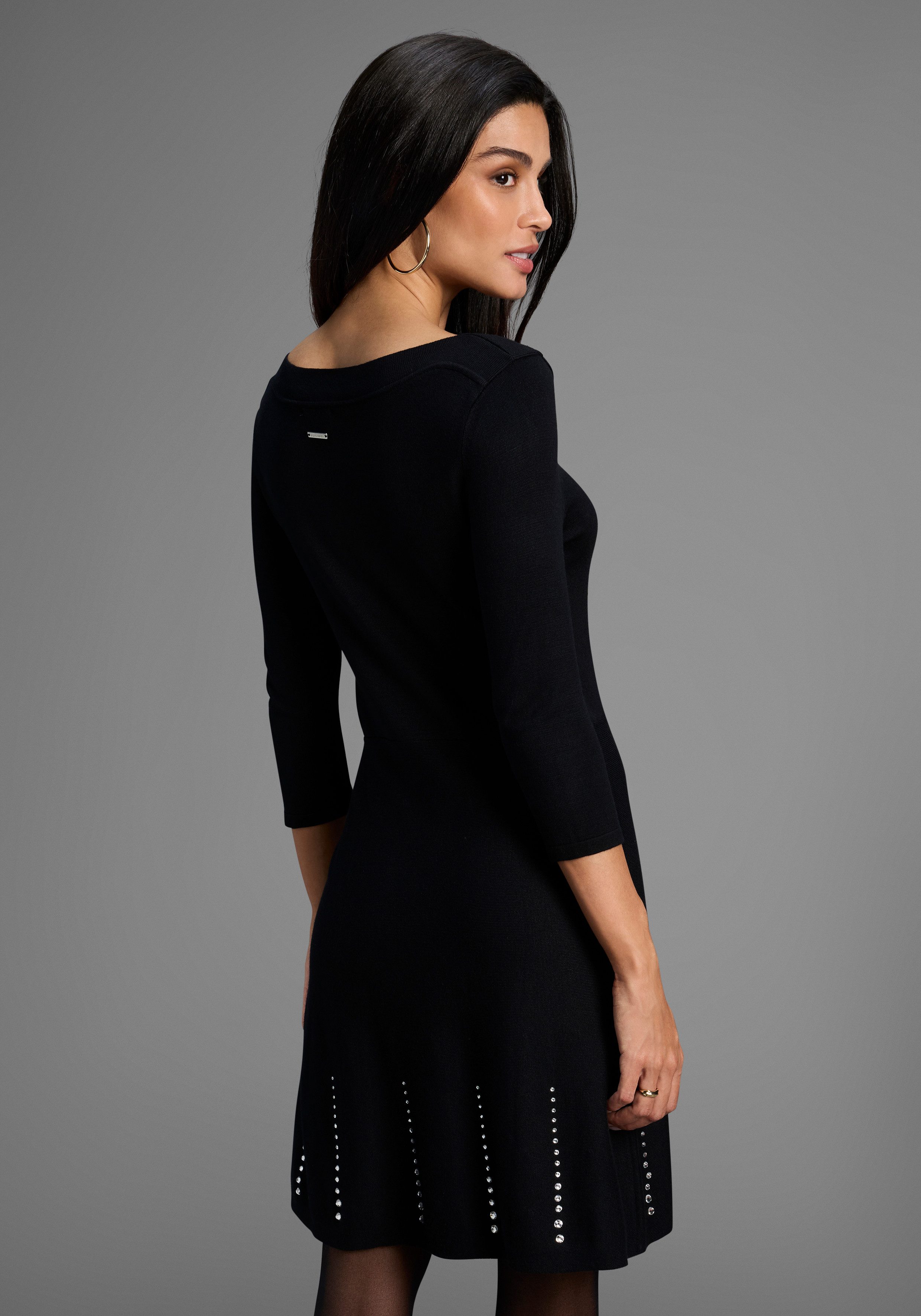 Bruno Banani Gebreide jurk met glinsterend detail