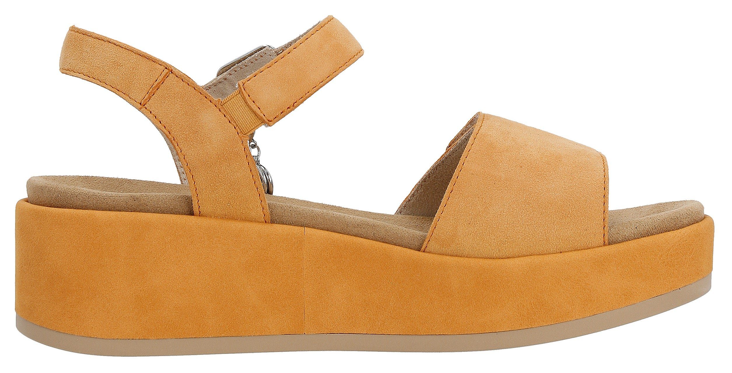 Remonte Sleehaksandaaltjes ELLE-Collection zomerschoen, sandaal, sleehak, met soft foam-uitrusting