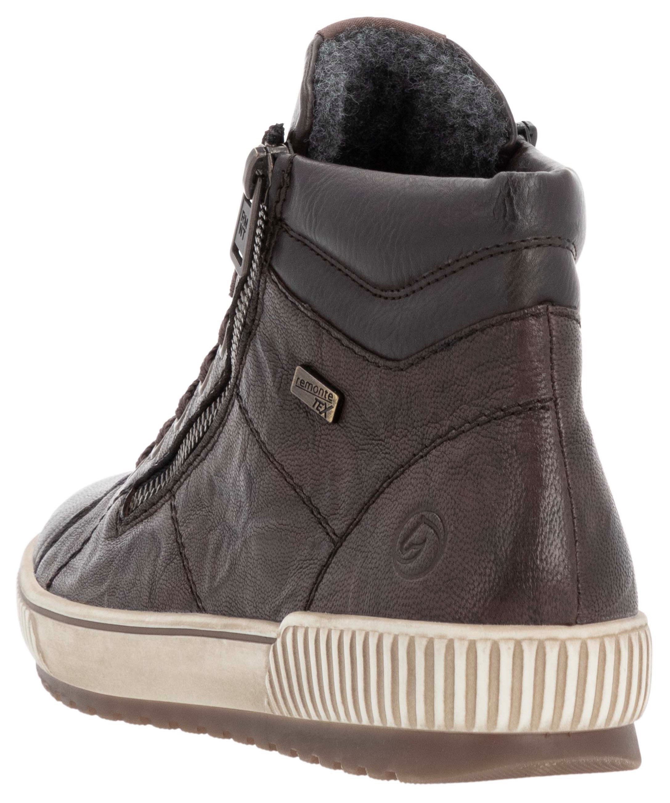 Remonte Veterschoenen platform, lace-up ankle boots, boots in crash look