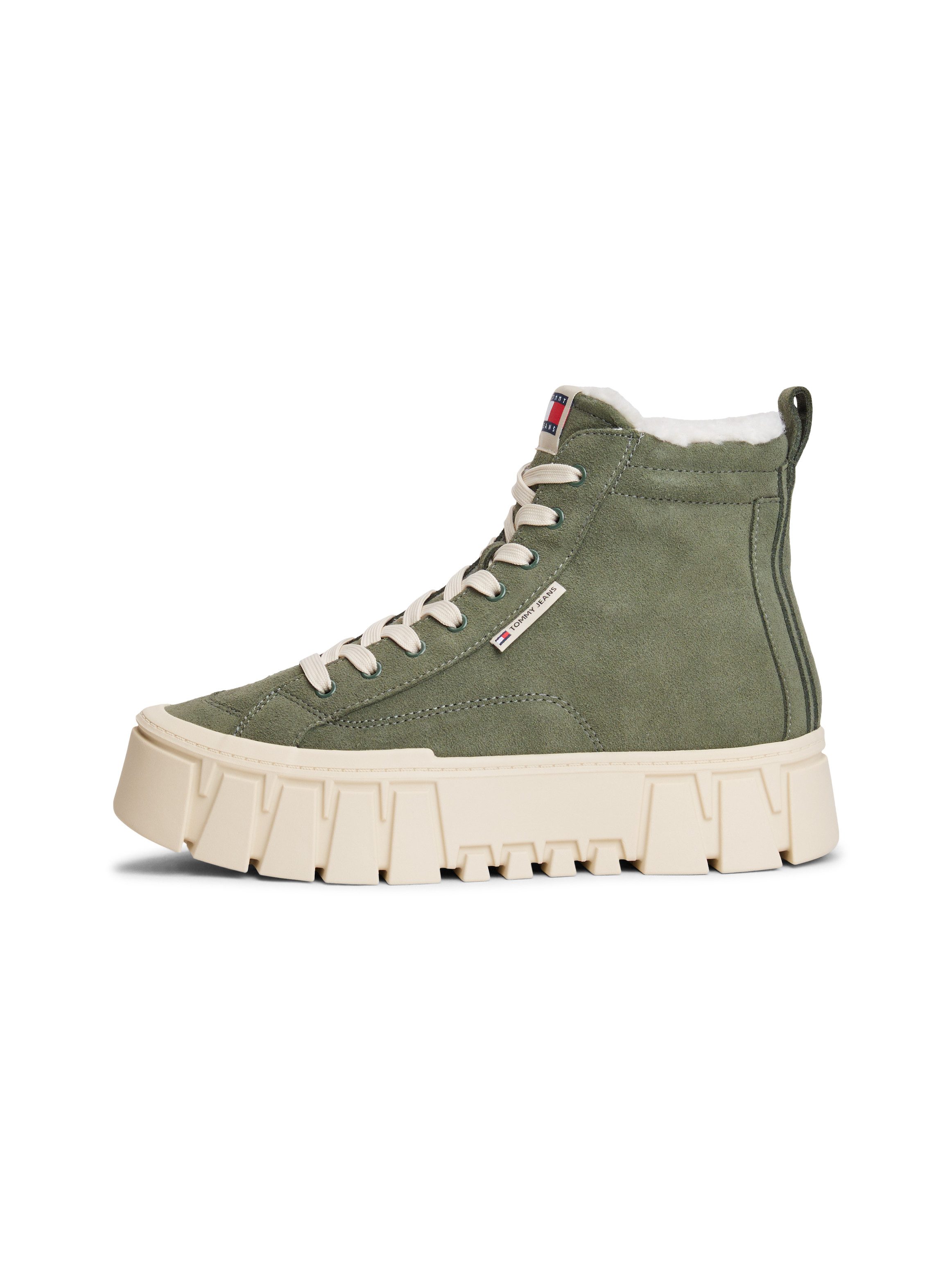 TOMMY JEANS Winterlaarzen TJW VULC FLATFORM SUEDE WL