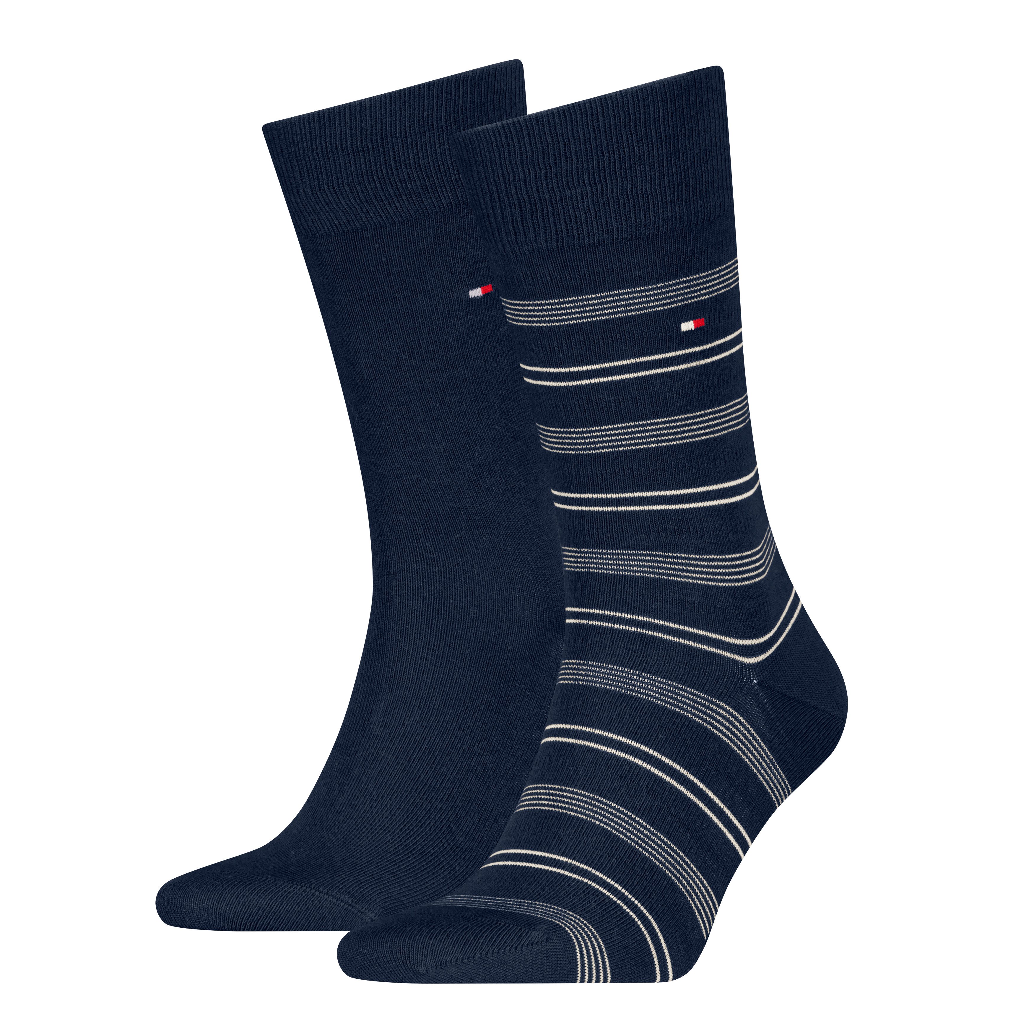 Tommy Hilfiger Sokken TH MEN SOCK 2P FANCY BRETON (2 paar)