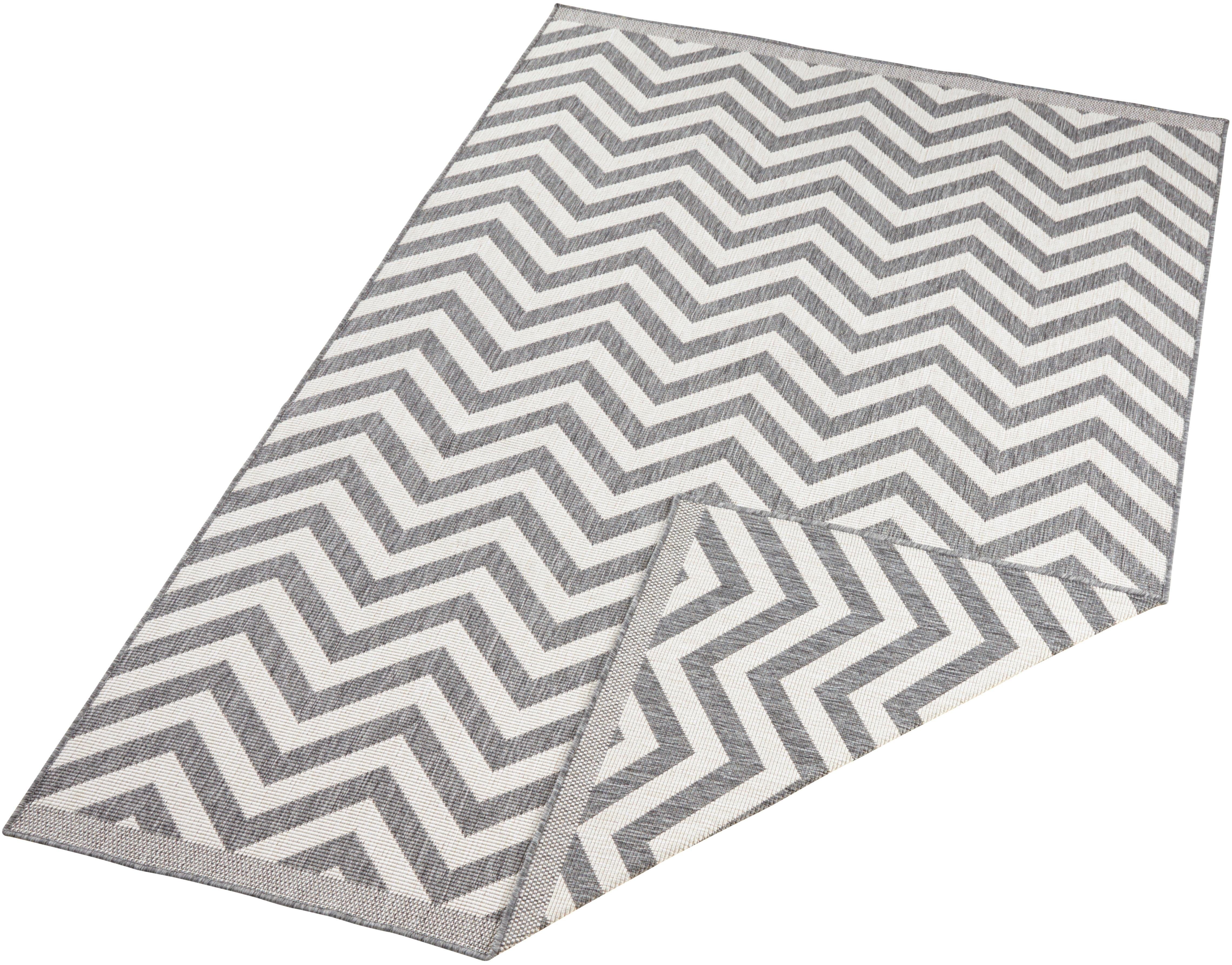 NORTHRUGS Vloerkleed Palma tweezijdig te gebruiken kleed Binnen- en buitengebruik, weerbestendig, balkon, loper, woonkamer, waterbestendig