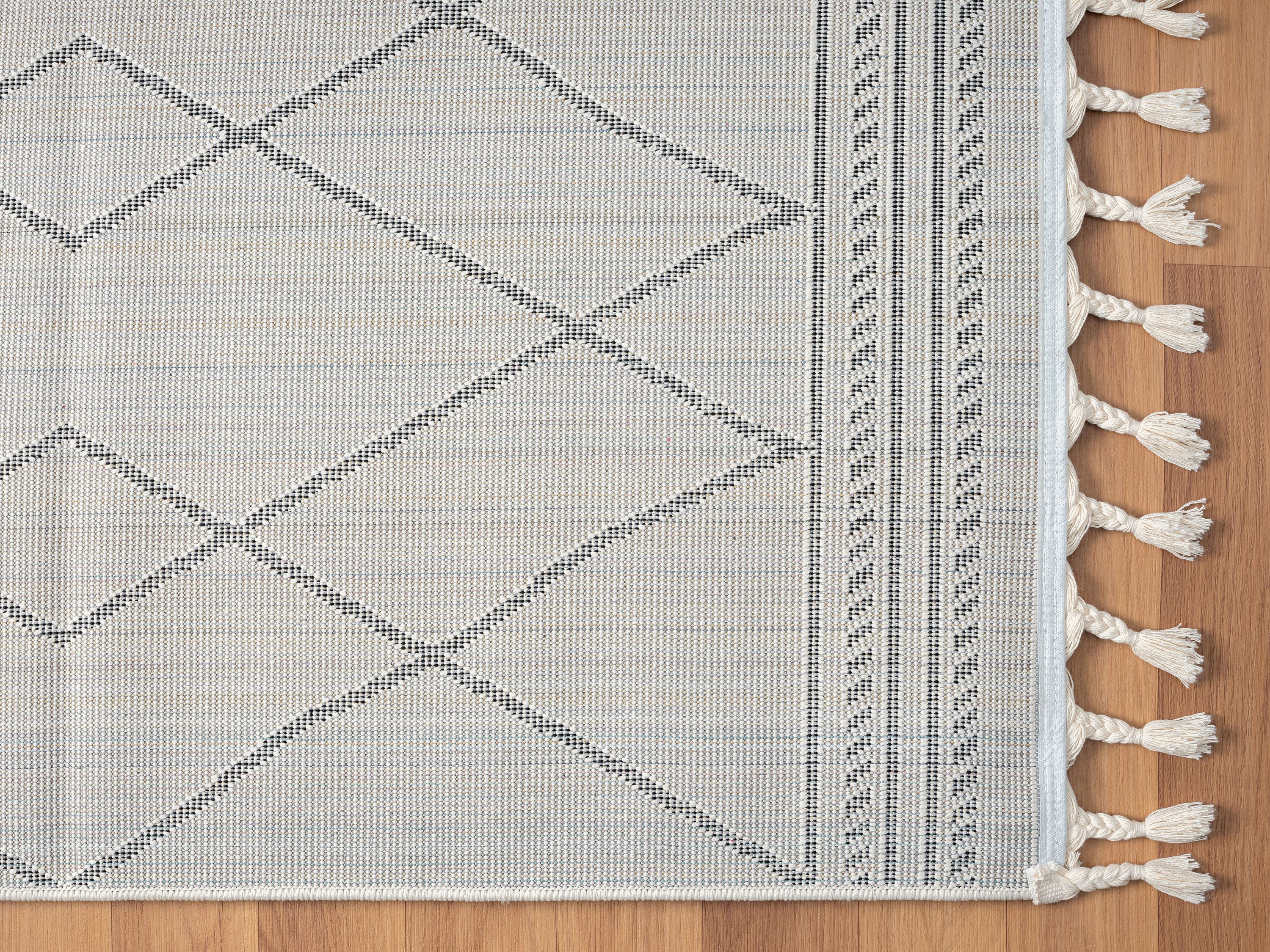 Myflair Möbel & Accessoires Hoogpolig vloerkleed Moroccan Design modern, marokkaans ontwerp, ruitenpatroon, zacht door hoogpolig