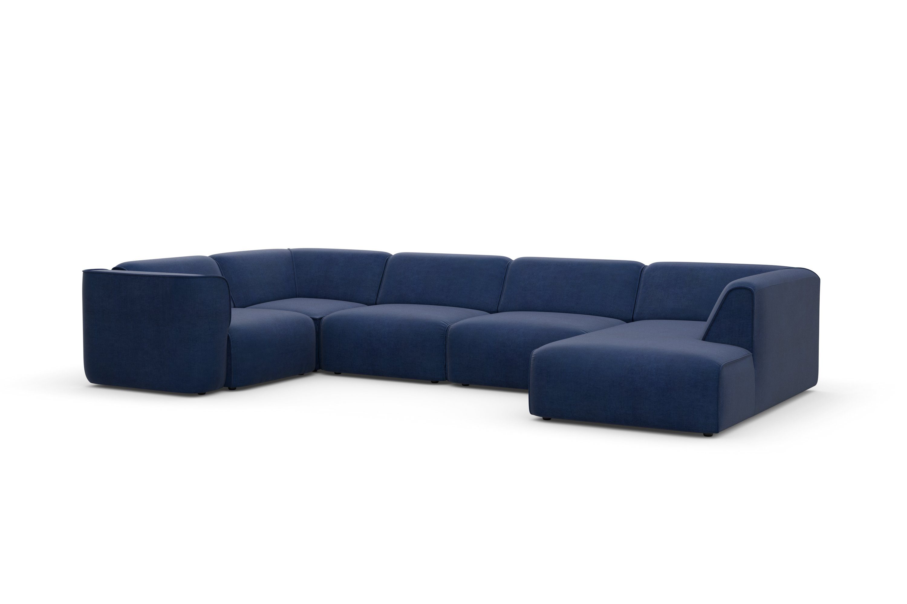 RAUM.ID Zithoek Merid U-vorm, altijd uitbreidbaar met modules, B/D/H: 367/206/70 cm