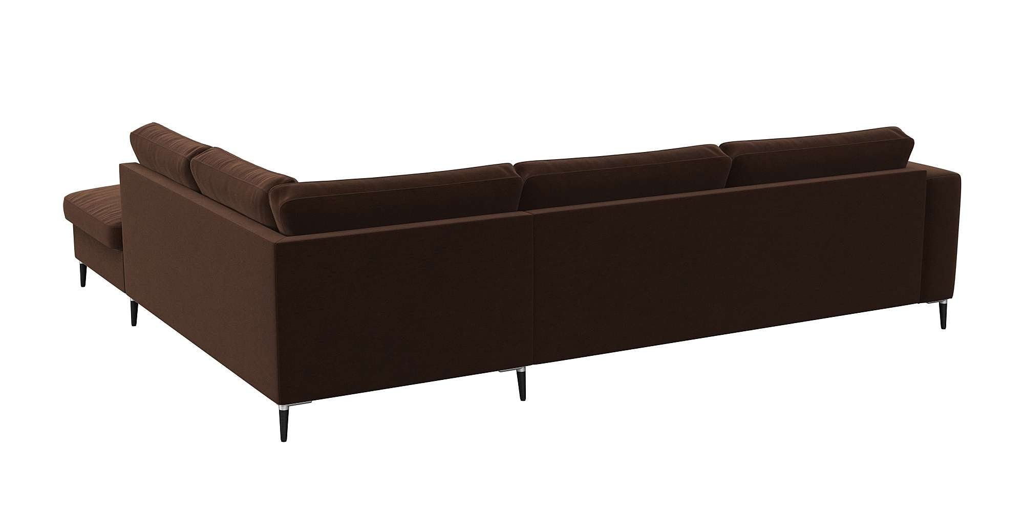 FLEXLUX Hoekbank Fiore, super zitcomfort door koudschuim in de zitting, L-vorm