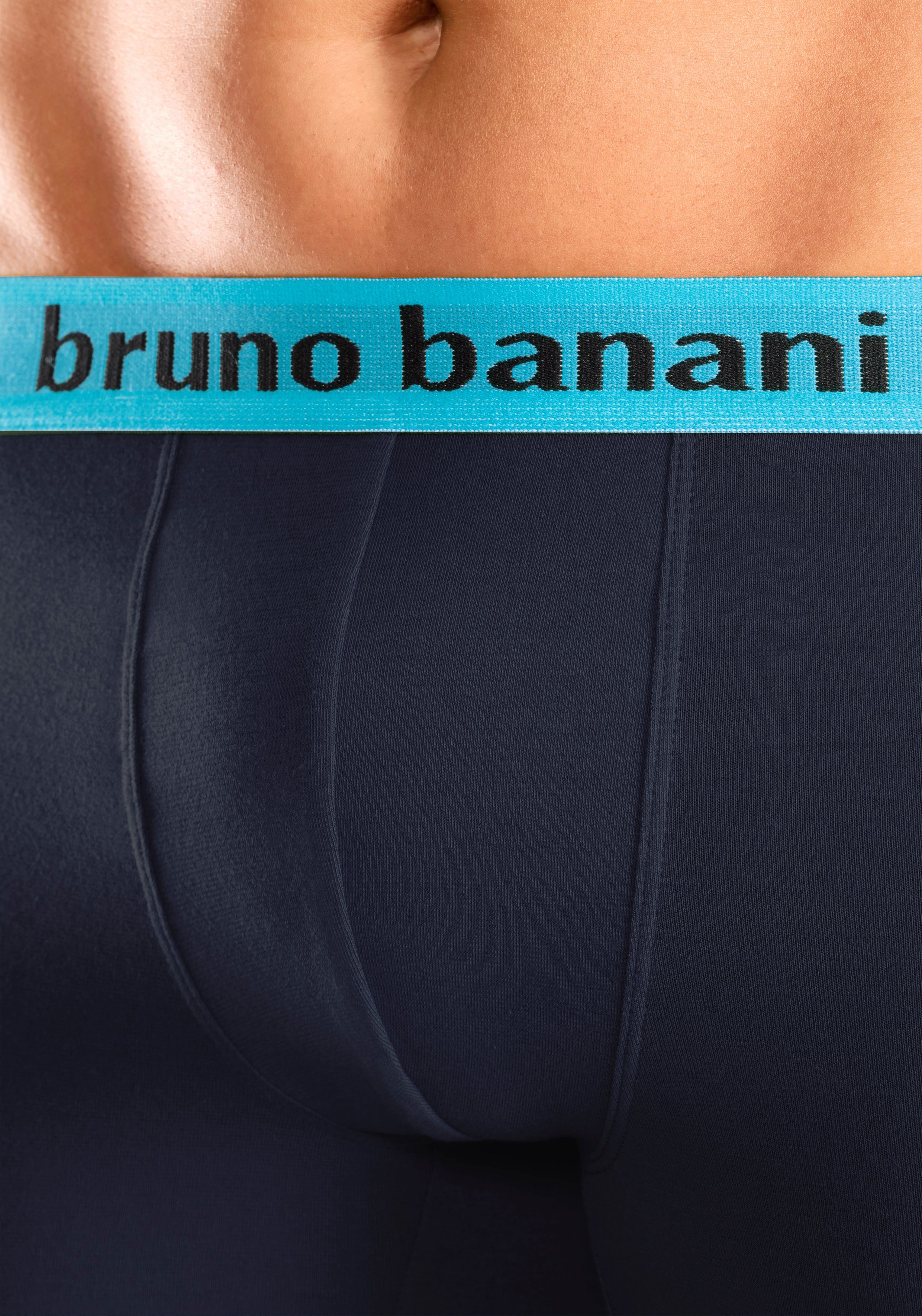 Bruno Banani Hipster strak zittende boxershorts met logo webband van katoenmix (set, 4 stuks)