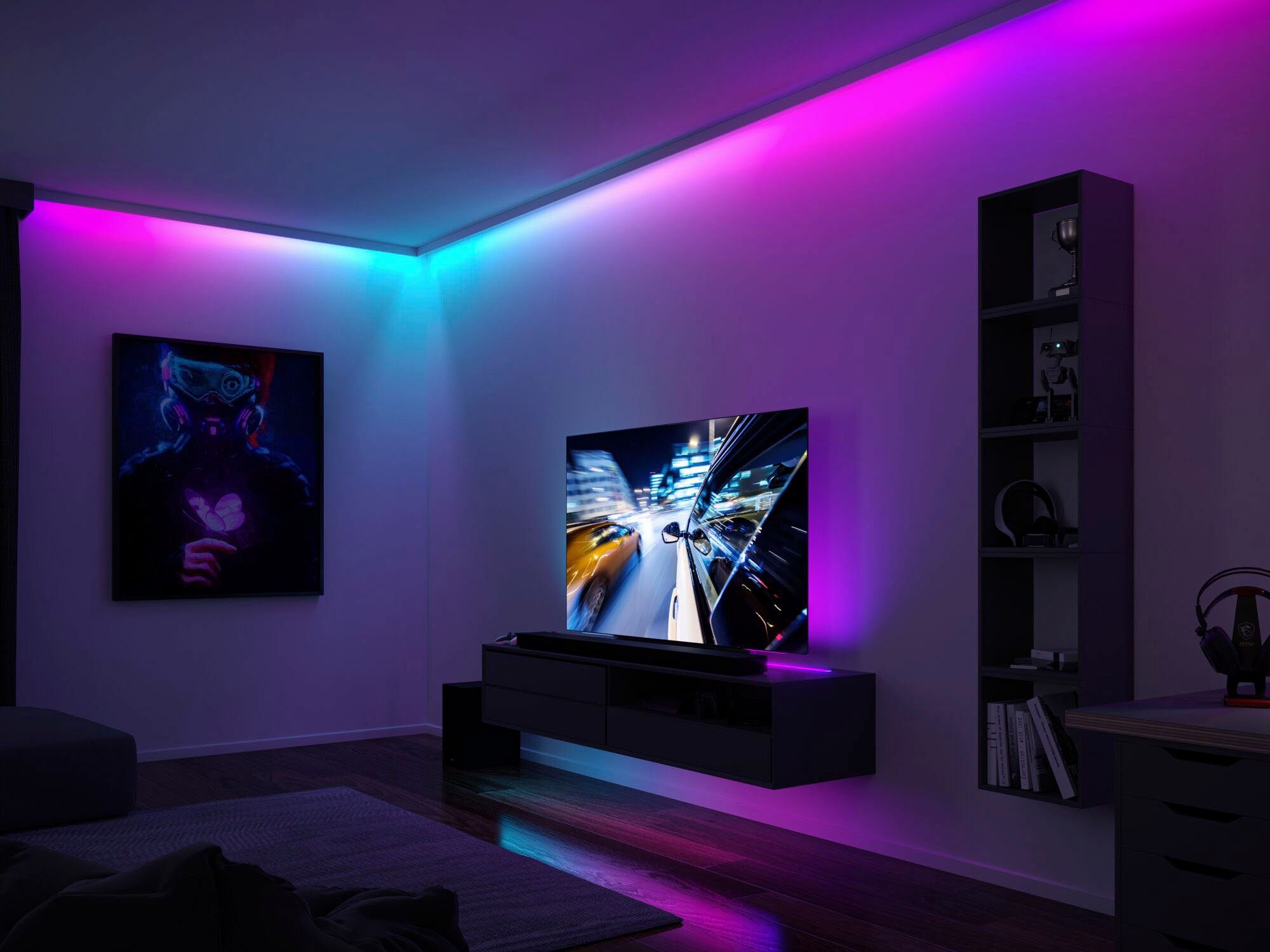 Paulmann Led-strepen Dynamic Rainbow RGB 5m 10,5W 60LEDs/m 15VA (1 stuk)