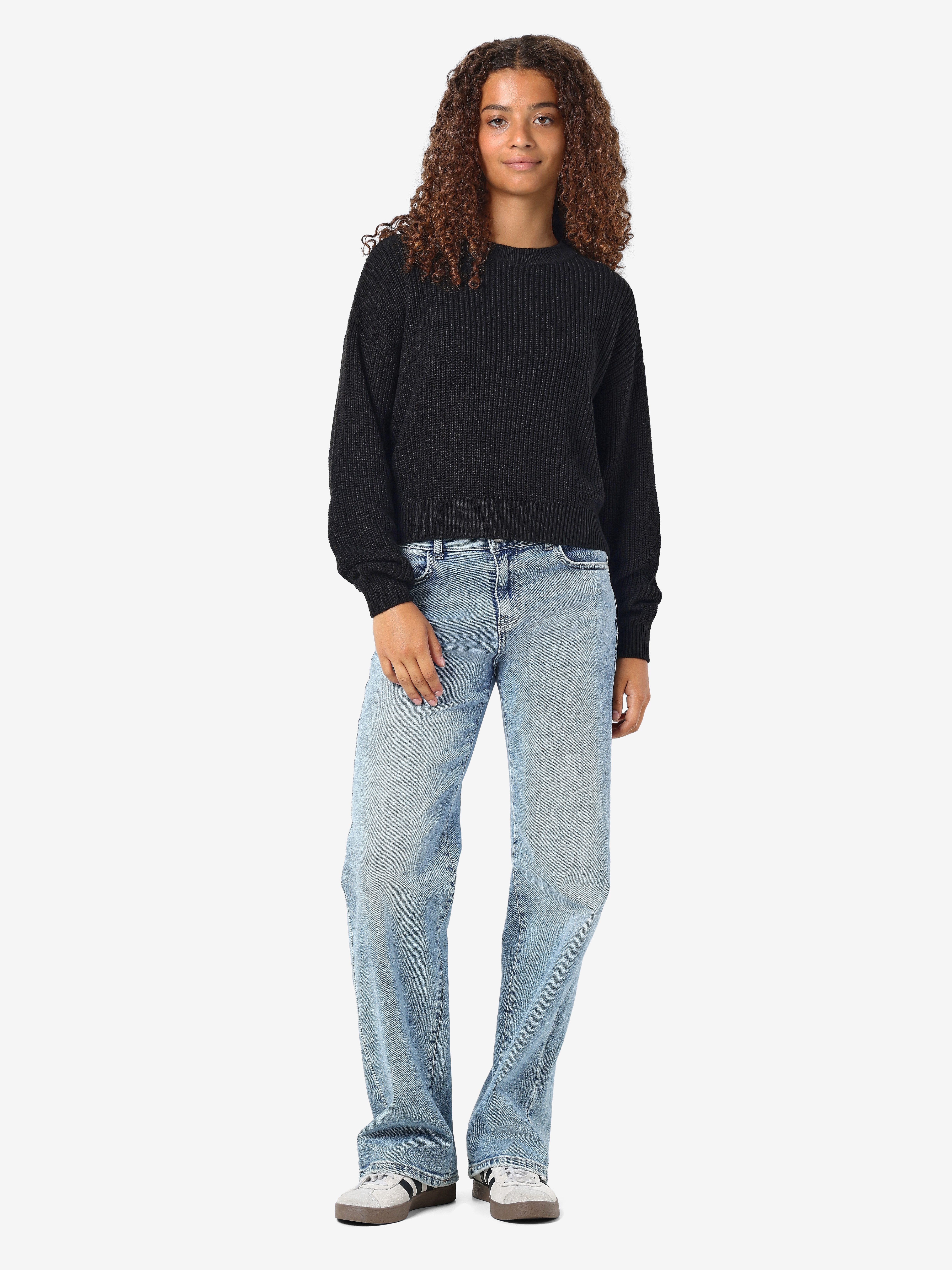 Noisy may Trui met ronde hals NMMAYSA L/S O-NECK KNIT NOOS