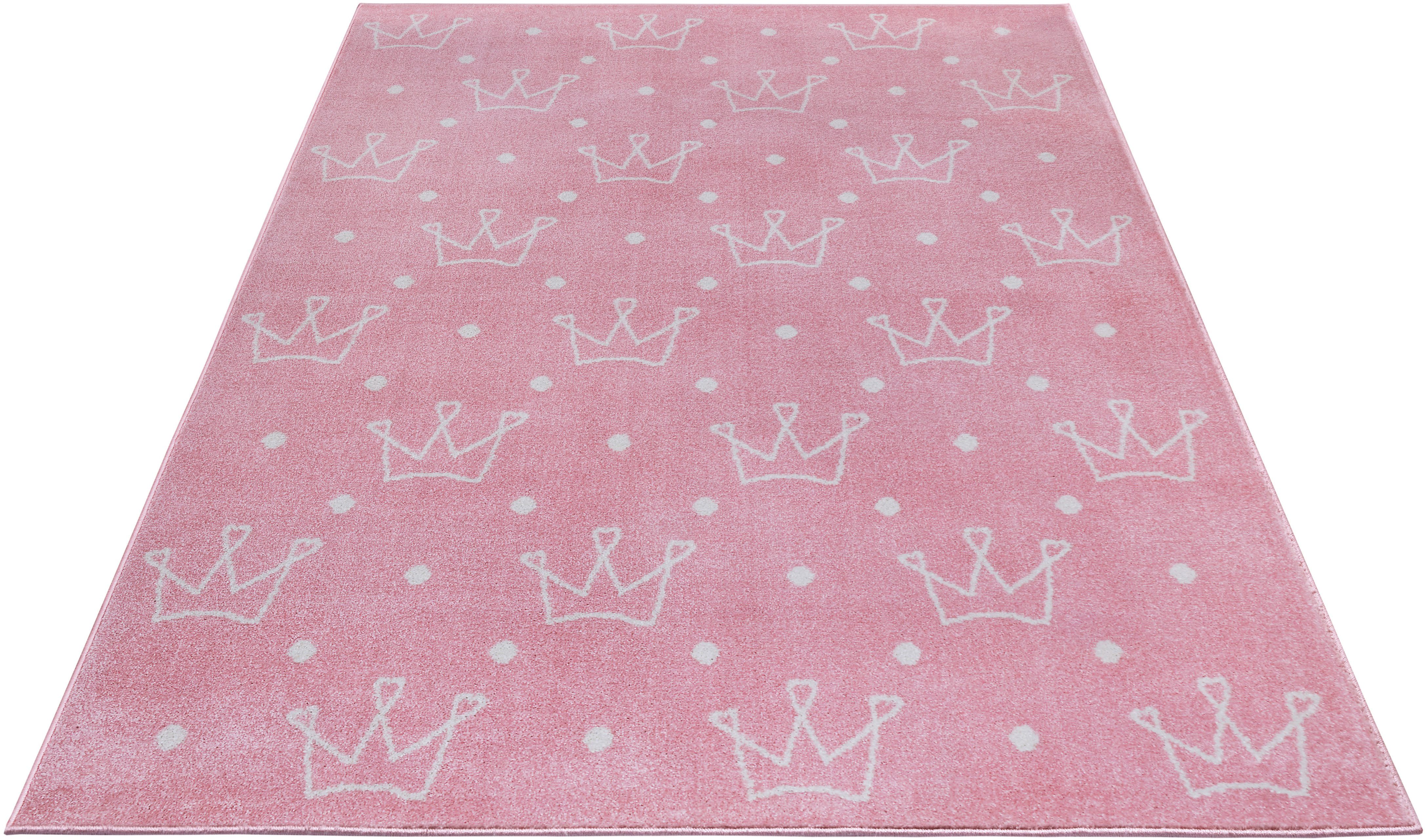 HANSE Home Kindervloerkleed Adventures Crowns Speeltapijt, stevig, kinderkamer, kortpolig, speelondergrond