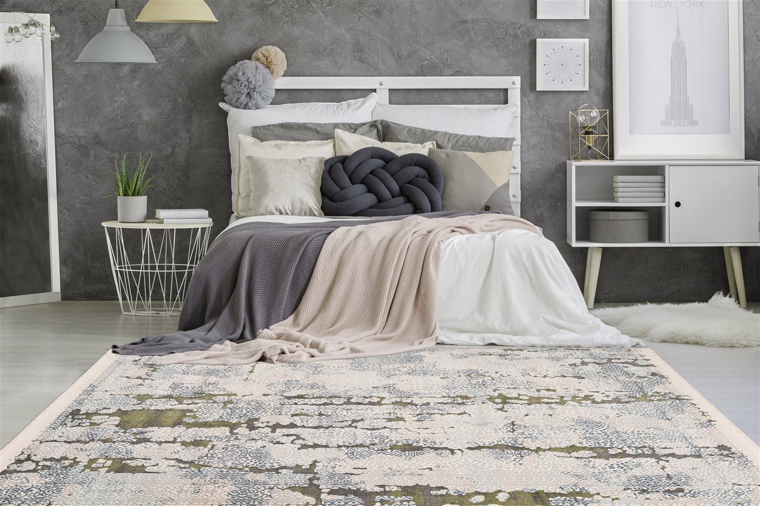 aRTE ESPINA Vloerkleed Palace 200 Soft touch, vintage-ontwerp, subtiele kleuren