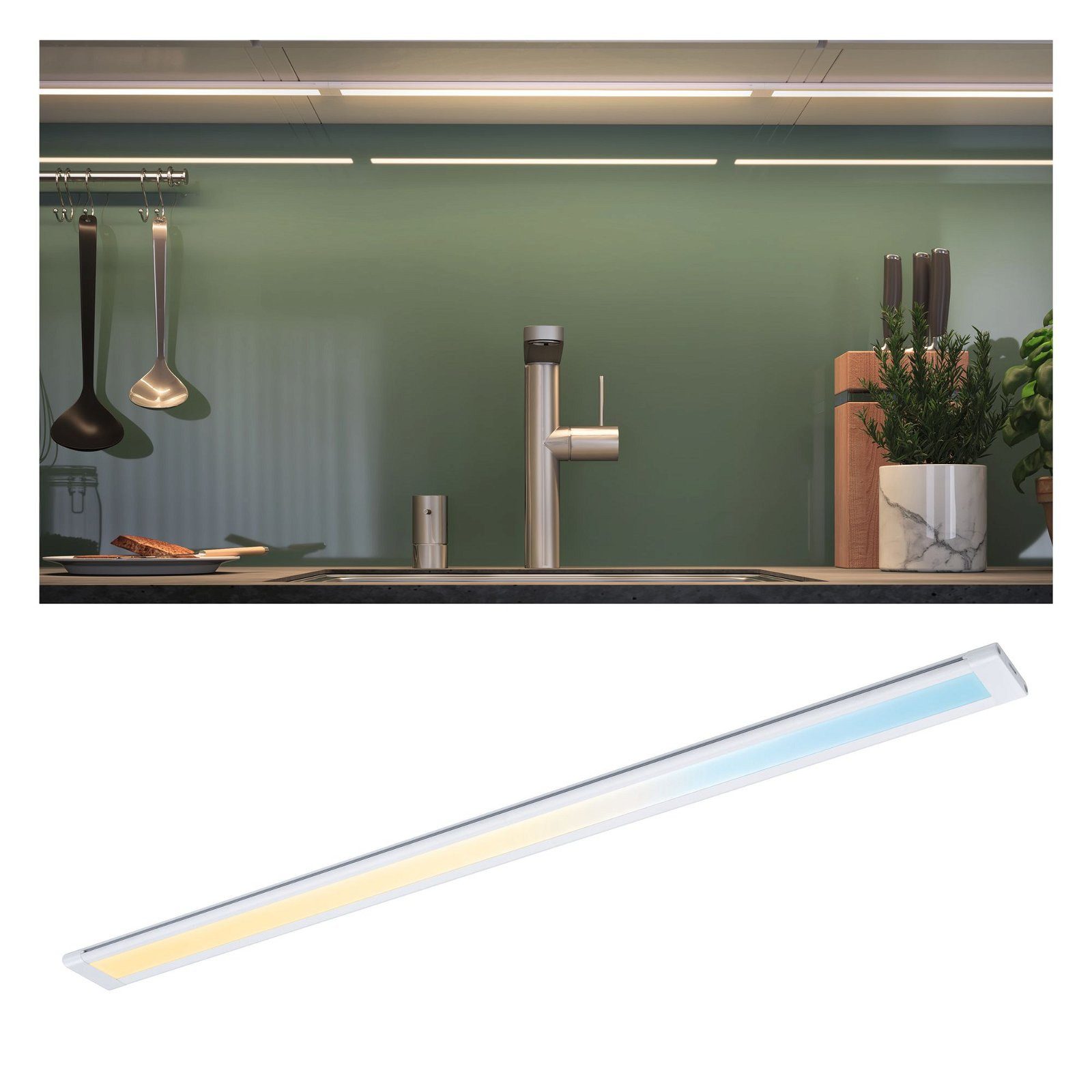 Paulmann Verlichting voor onderkast Clever Connect Spot Border 500mm 1x7,3W 12V wit mat/kunststof (1 stuk)