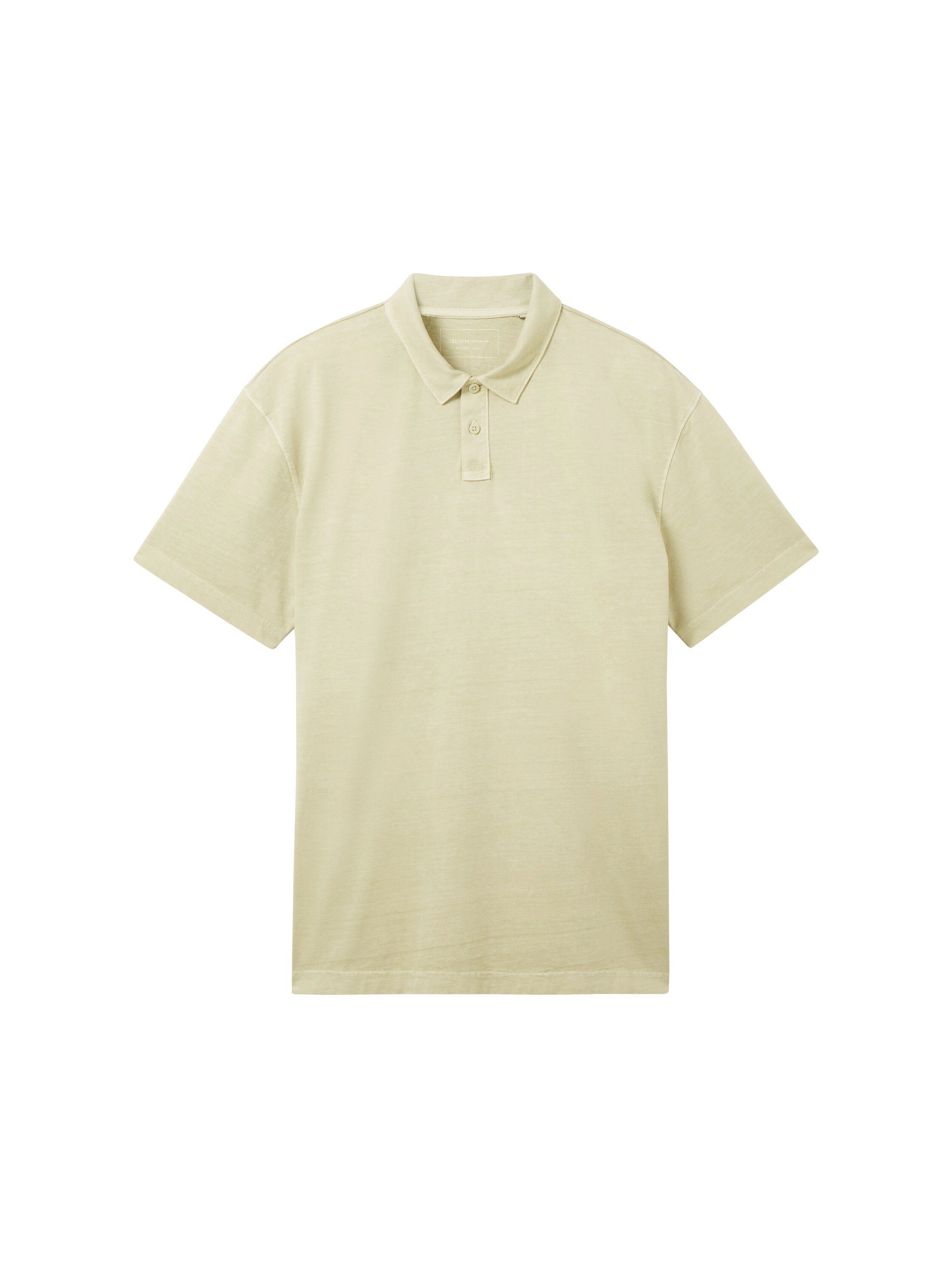Tom Tailor Denim Poloshirt met halve knoopsluiting