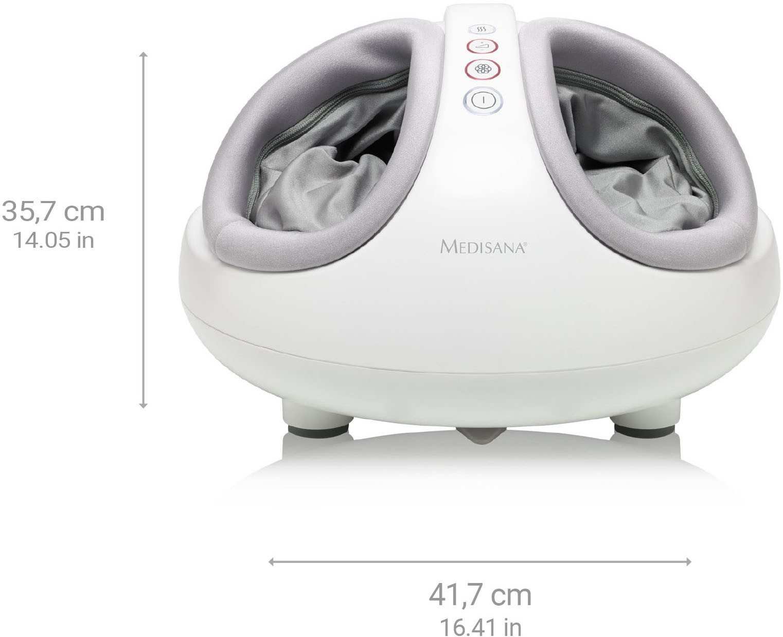 Medisana Voetmassage apparaat FM 888 Shiatsu-massage, compressiemassage, comfortabel tot schoenmaat 46