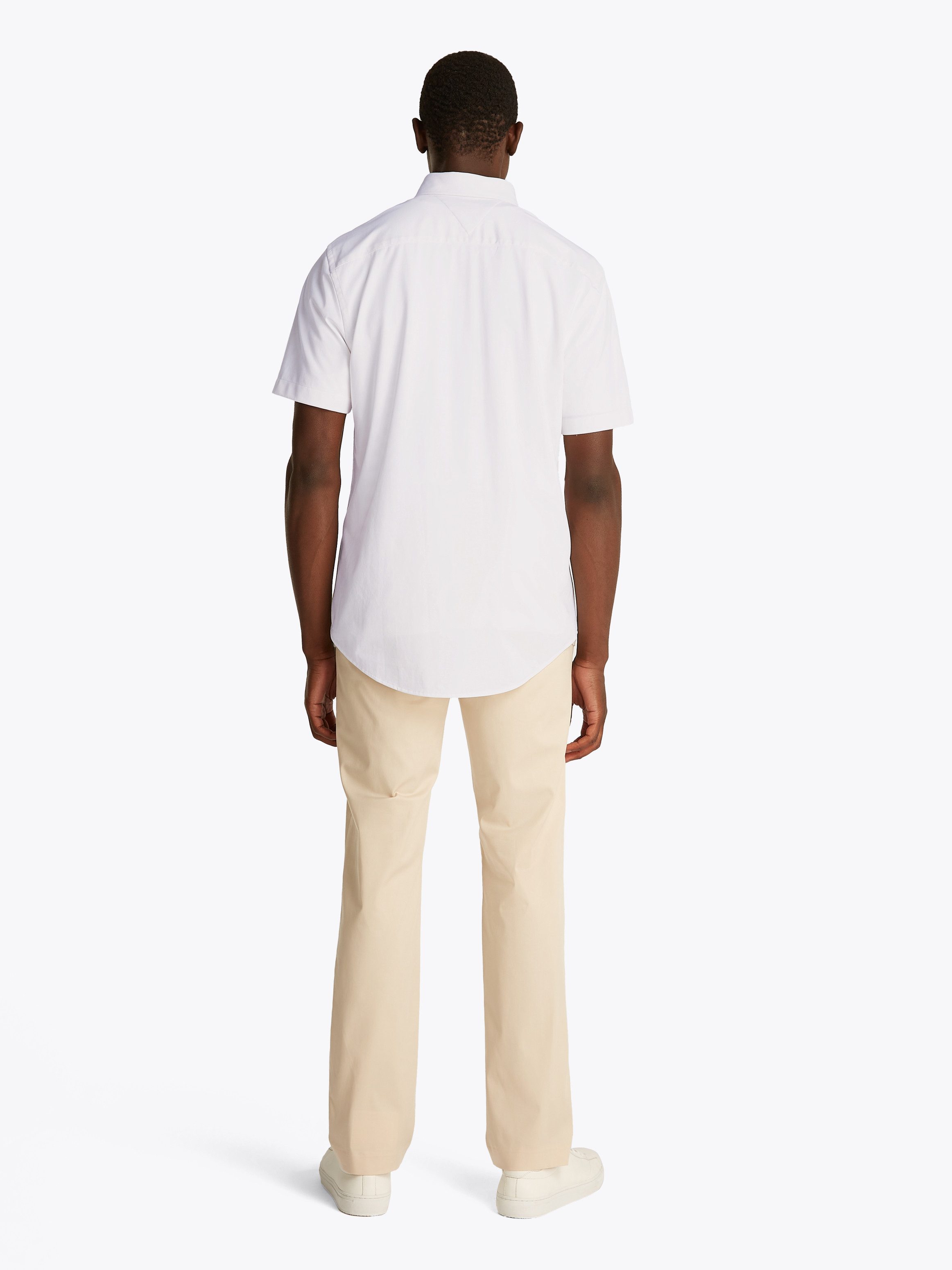 Tommy Hilfiger Overhemd met korte mouwen PERFORMANCE KNIT SOLID SS SHIRT