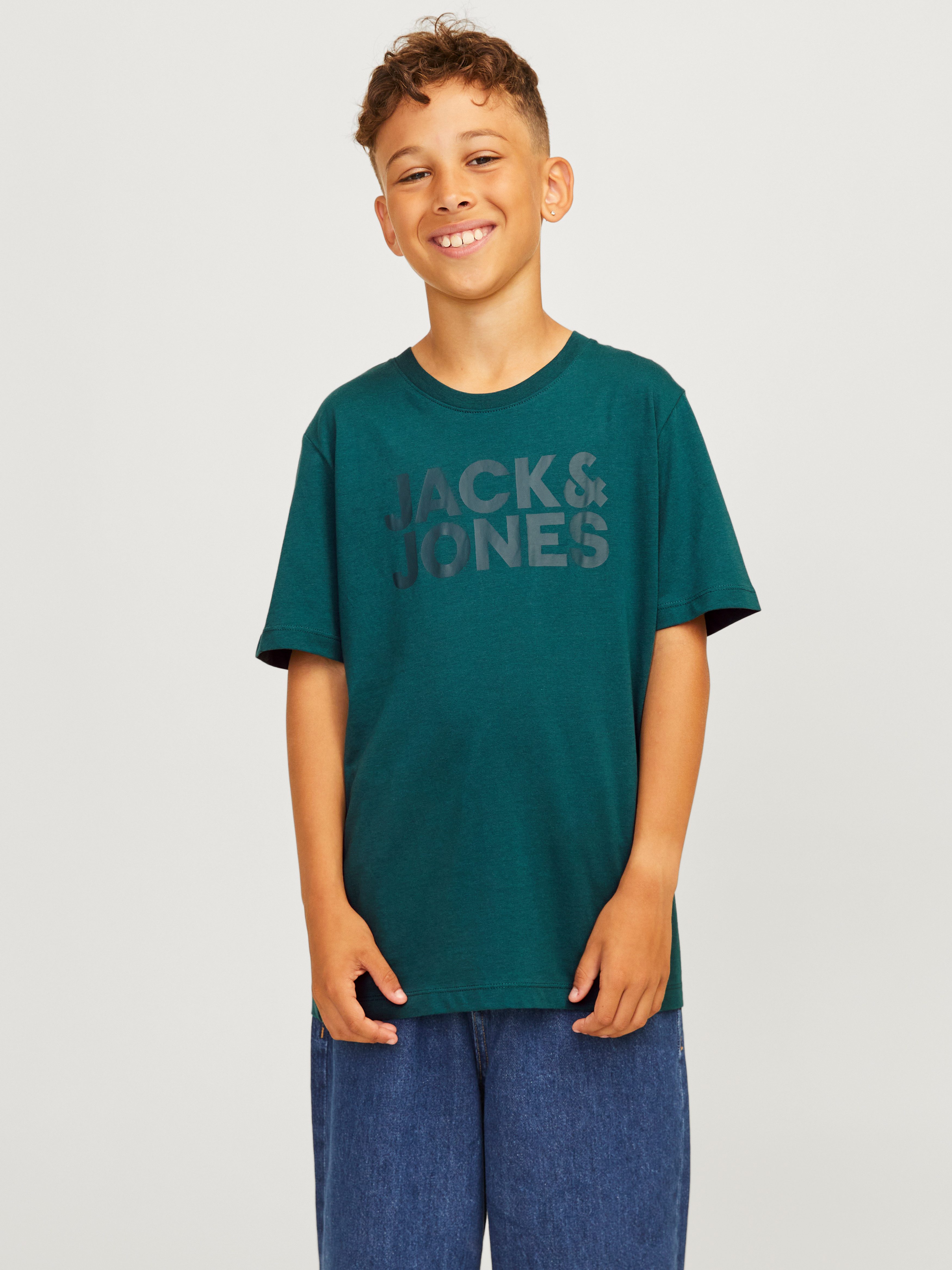 Jack & Jones Junior Shirt met korte mouwen JJECORP LOGO TEE SS O-NECK NOOS JNR