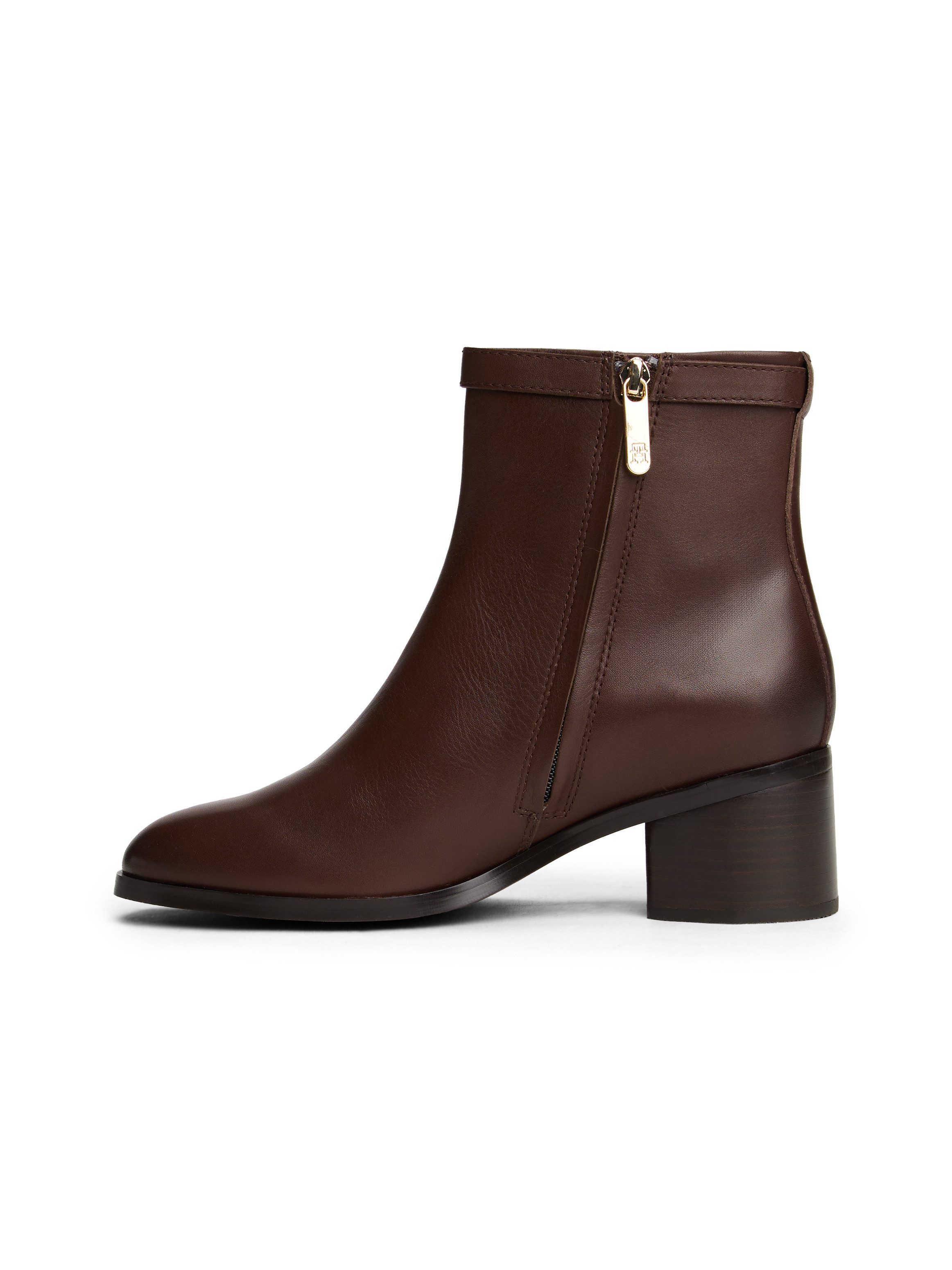 Tommy Hilfiger Laarsjes TH BUCKLE RIDING MID HEEL BOOTIE