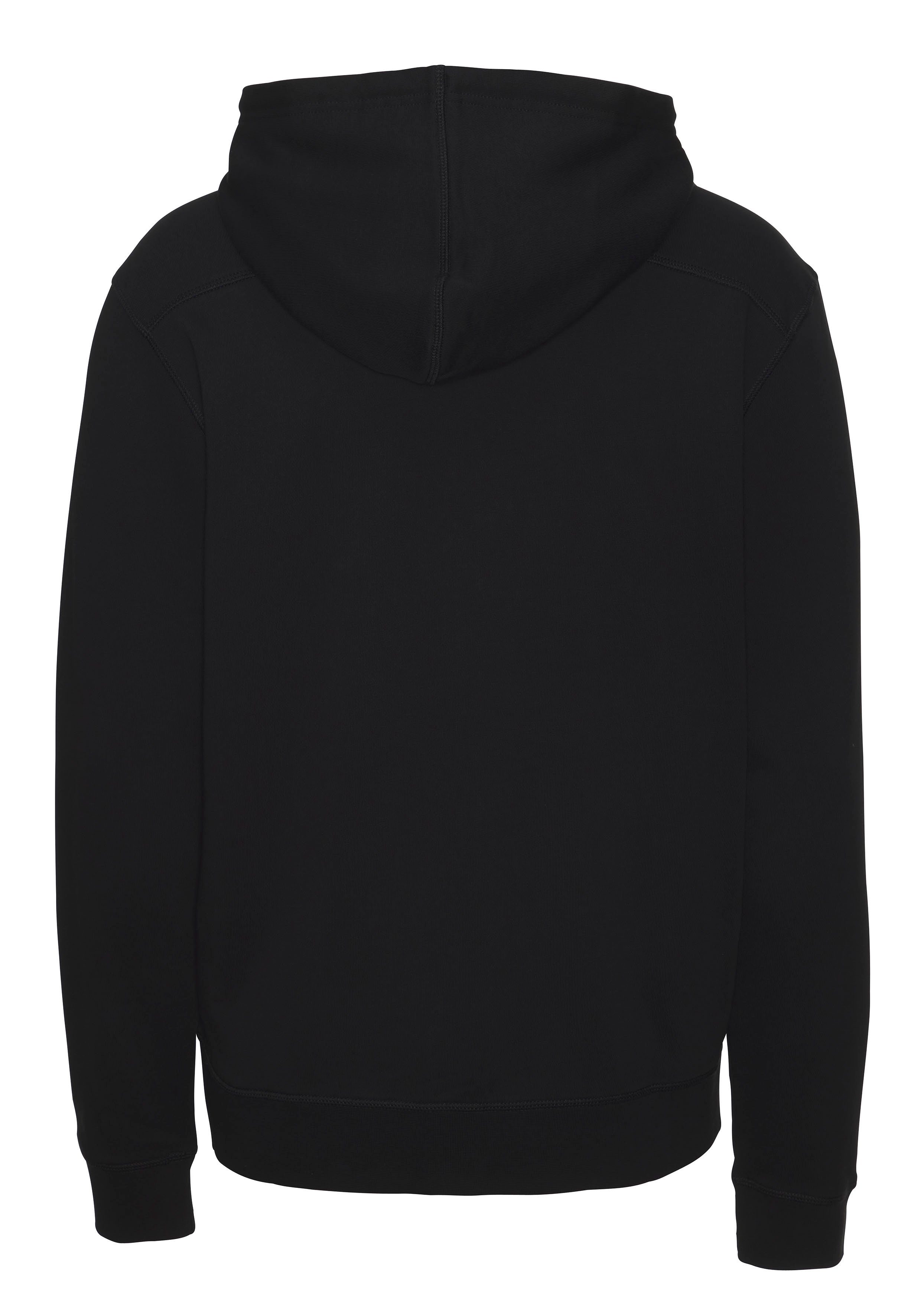 Boss Orange Capuchonsweatvest Zetalky met kangoeroezak