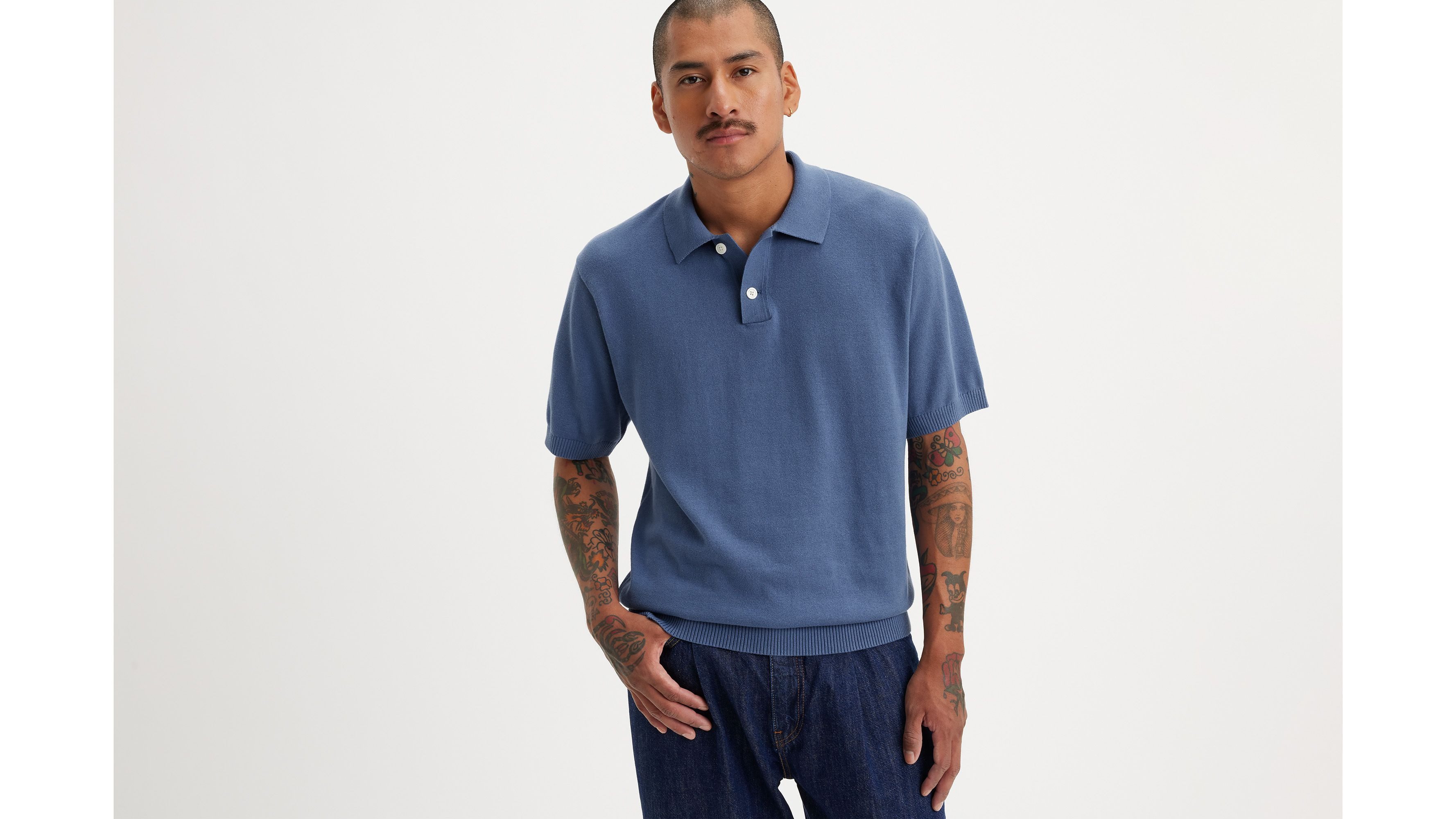 Levi's® Poloshirt SWEATER KNIT POLO